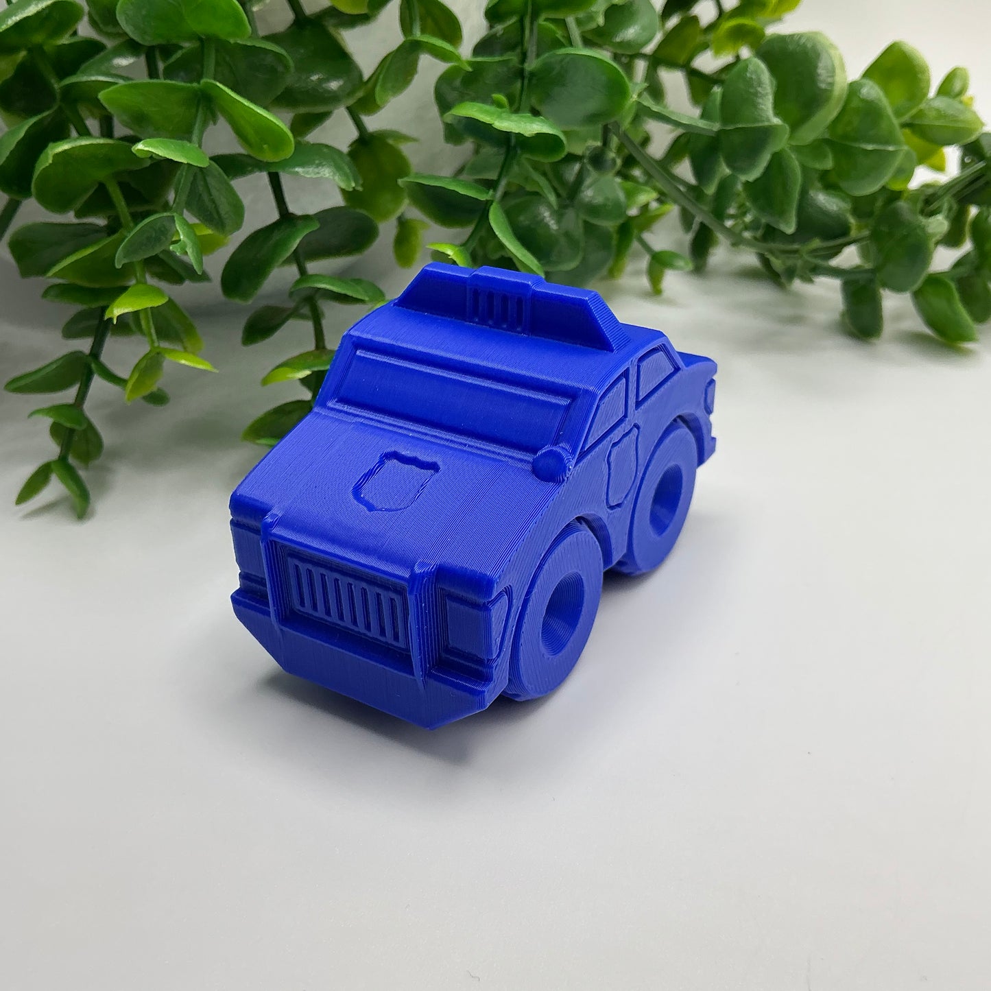 Police Car Patrol Vehicle Emergency Squad Car Durable City Rescue Vehicle - close-up detail