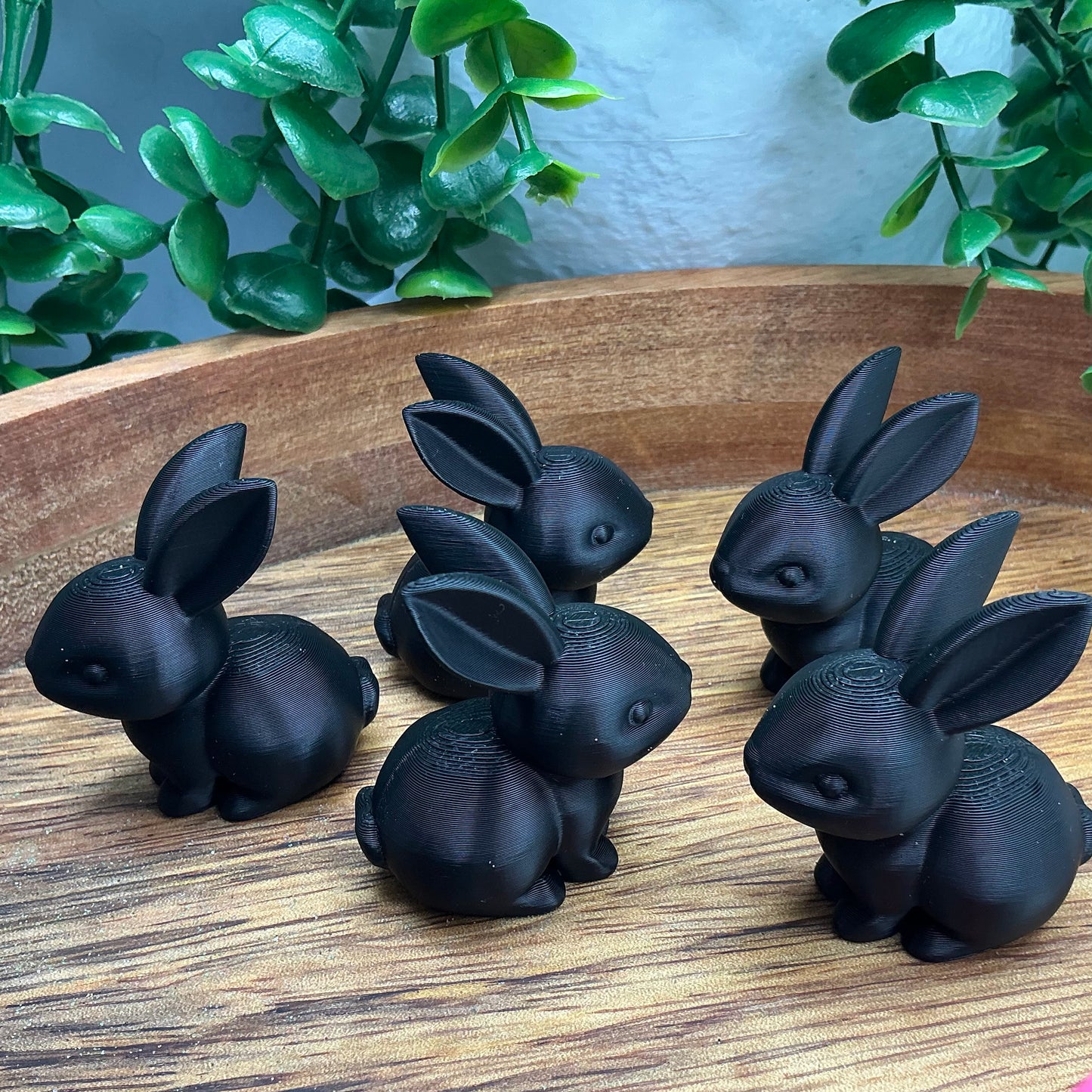 Colourful Bunny Math Counters 3D Printed Learning Rabbits Early Math Skills,Sort - Detail Shot
