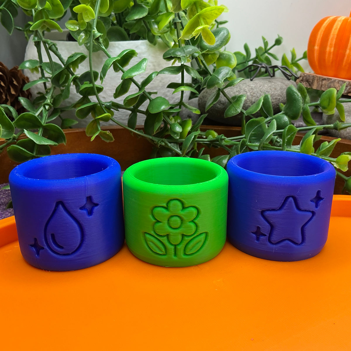 Halloween Special Potion Play Set - 14 Piece Sensory Play Kit with Potion Bottles, Cups, Mixing Bowl, Mini Fire Pit & Trays