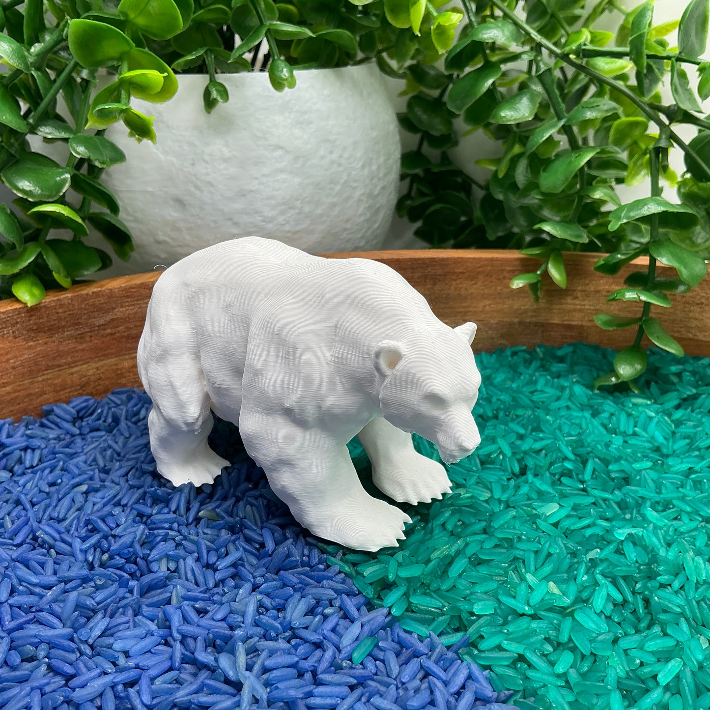 Arctic Polar Bear and Large Igloo - different angle