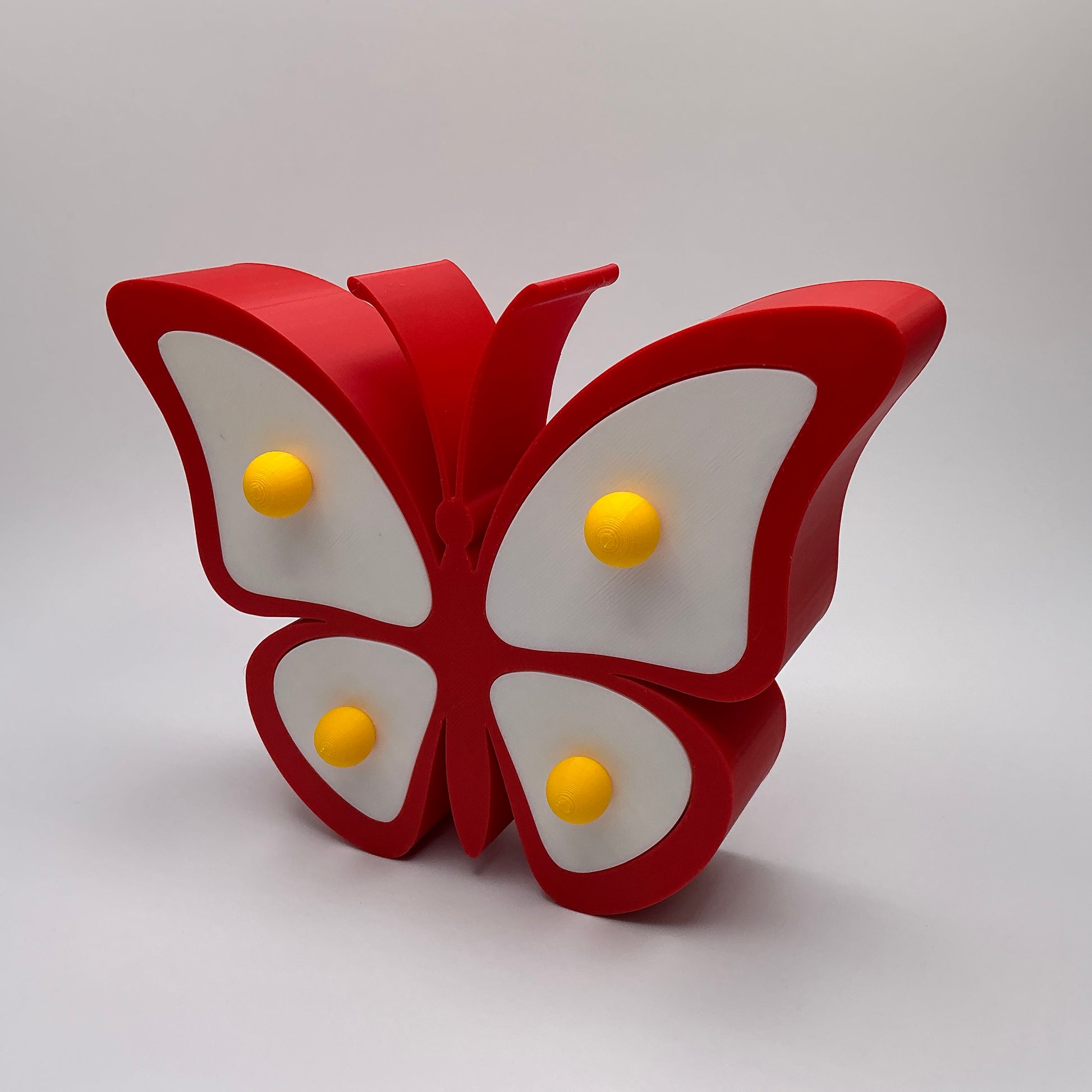 Butterfly Jewellery Box 3D Printed Keepsake Organizer Cute Earring & Ring Storag - View 7