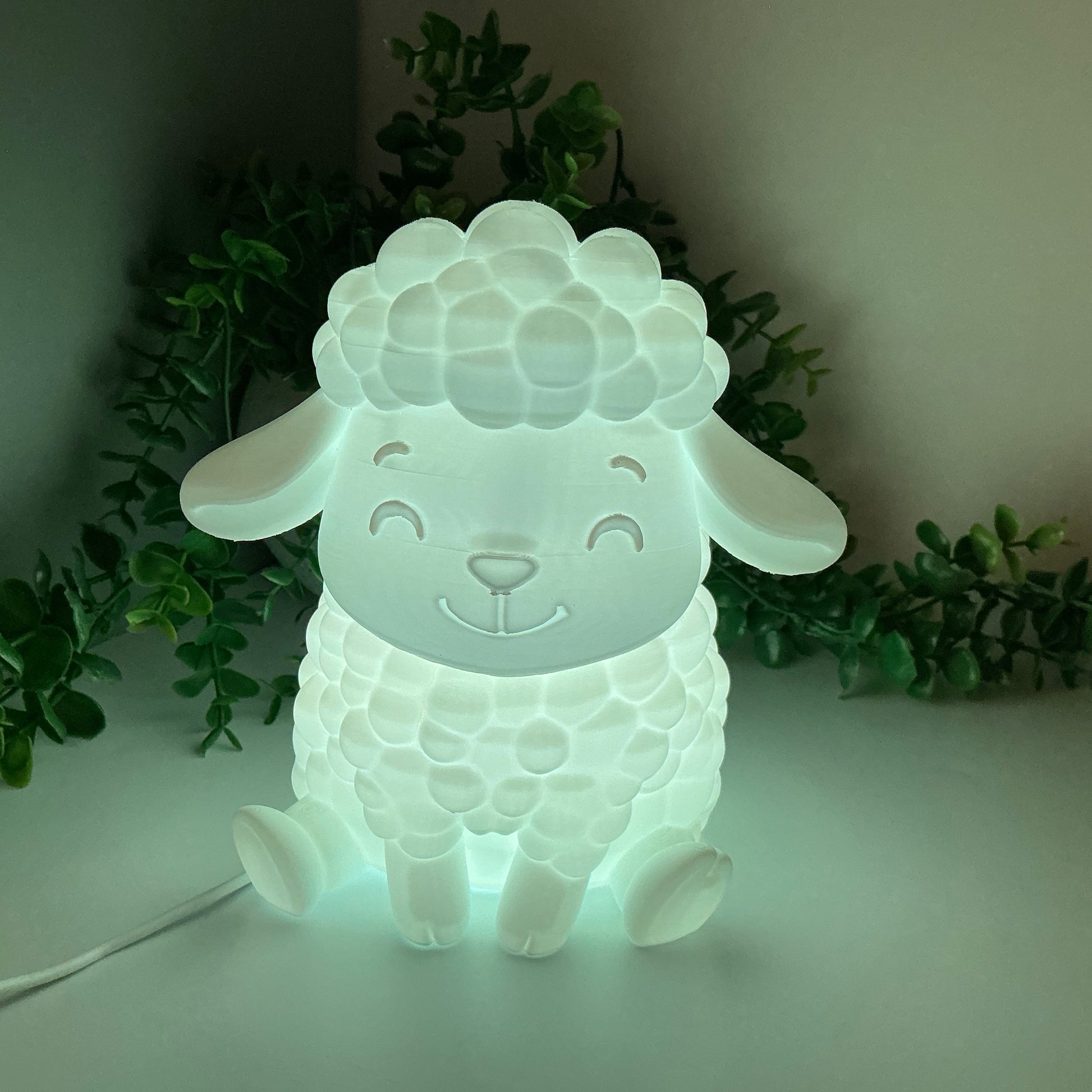3D Printed Sheep Night Light Cute Lamb Nursery Lamp for Children's Bedroom Whims - View 12