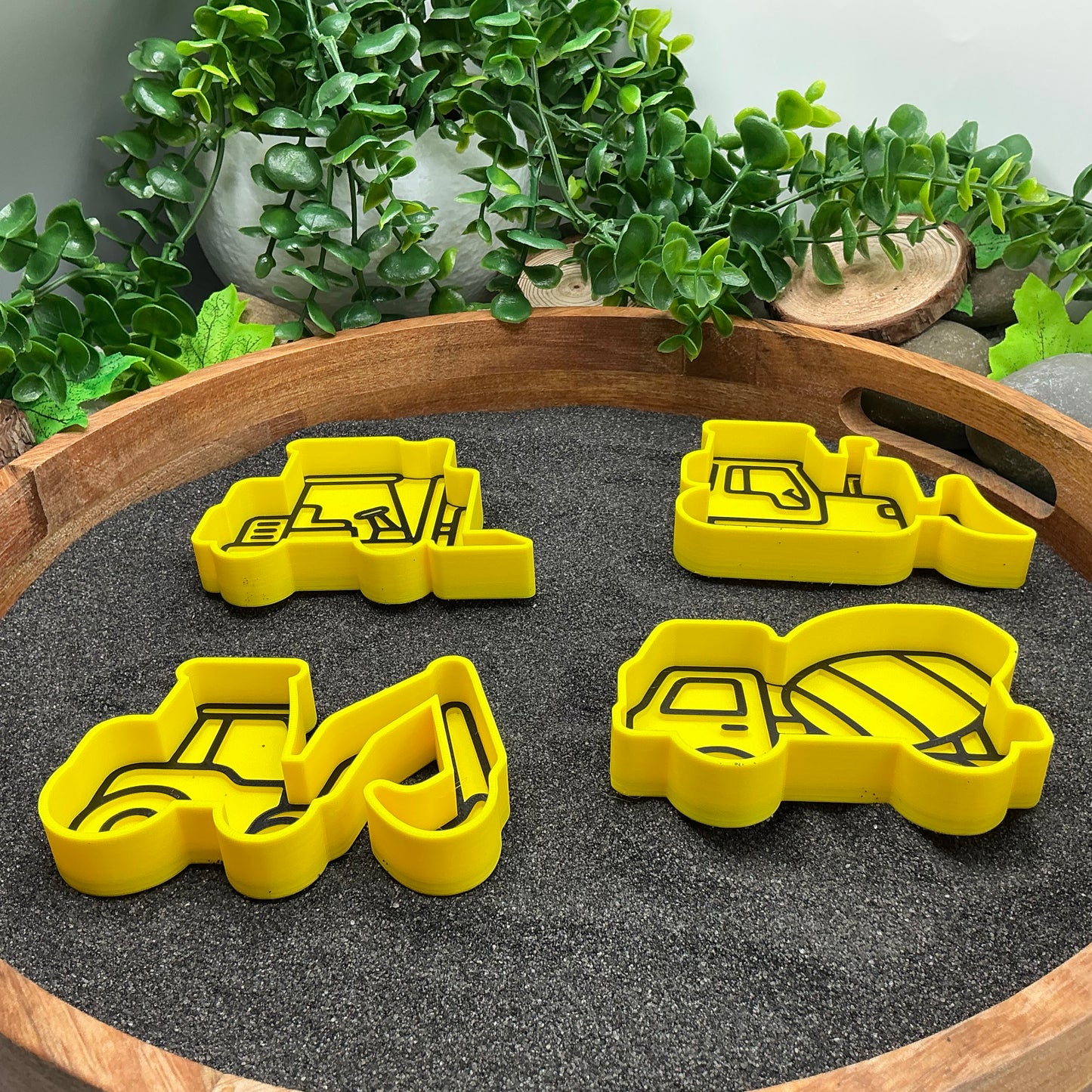 3D-printed construction vehicles sensory fill shape set - 4 piece for tuff trays and sandpits - view 7 of 11