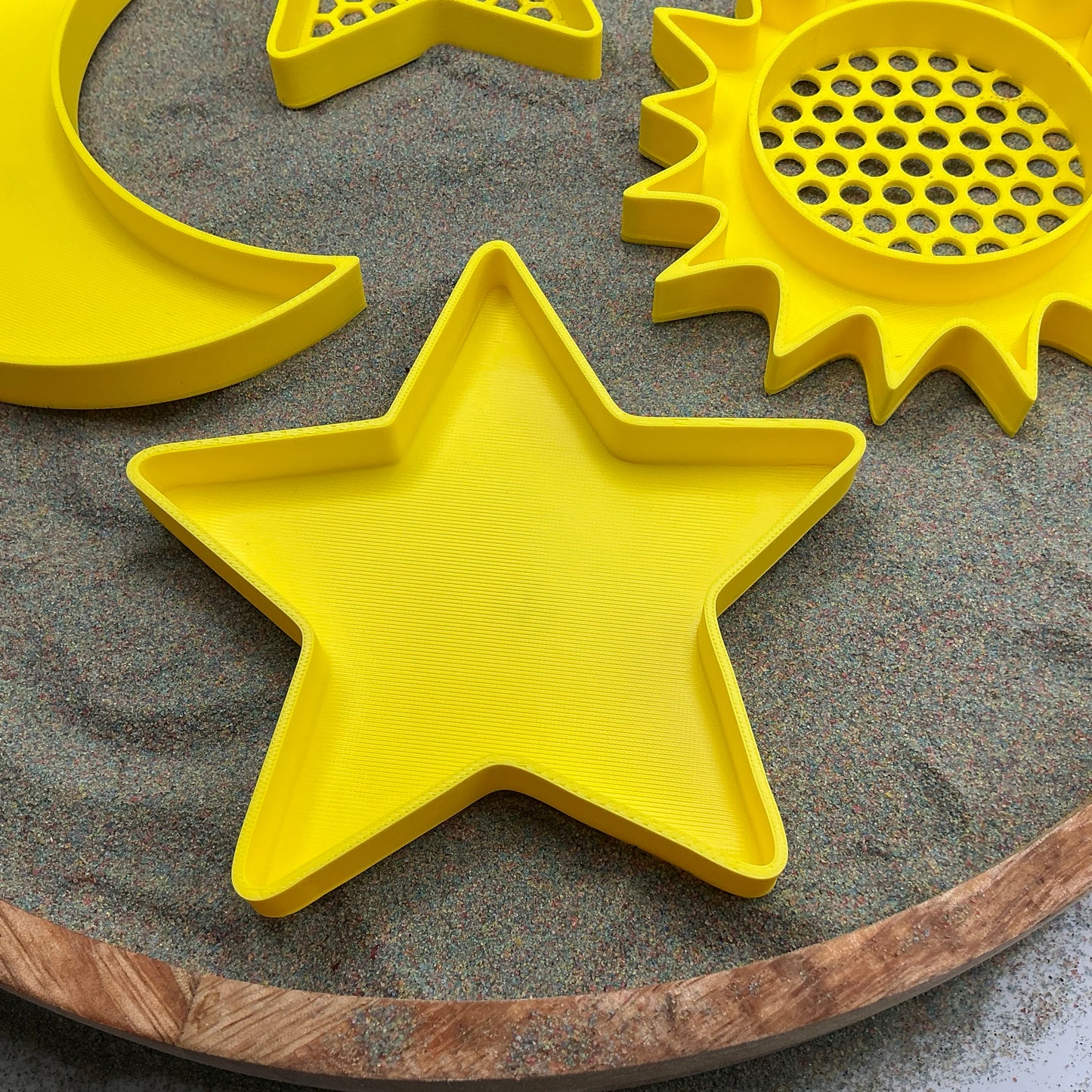 Sun, Moon & Stars Sensory Filling Tray & Sieve - 4 Piece Set
