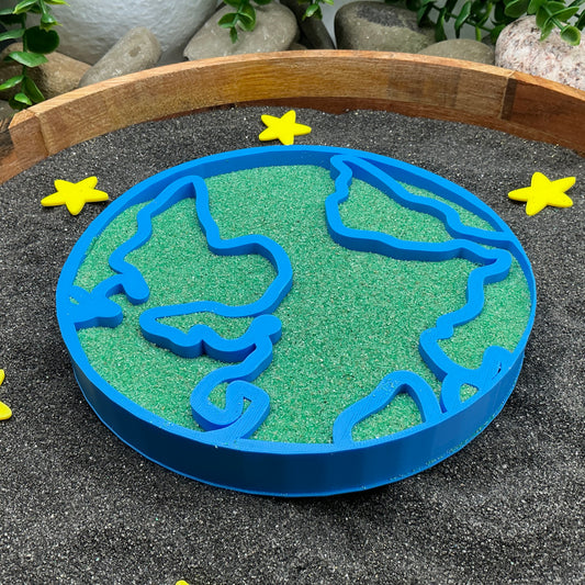 Large Earth Sensory Fill Tray (Space, Geography & Earth Day Tuff Tray Toy)