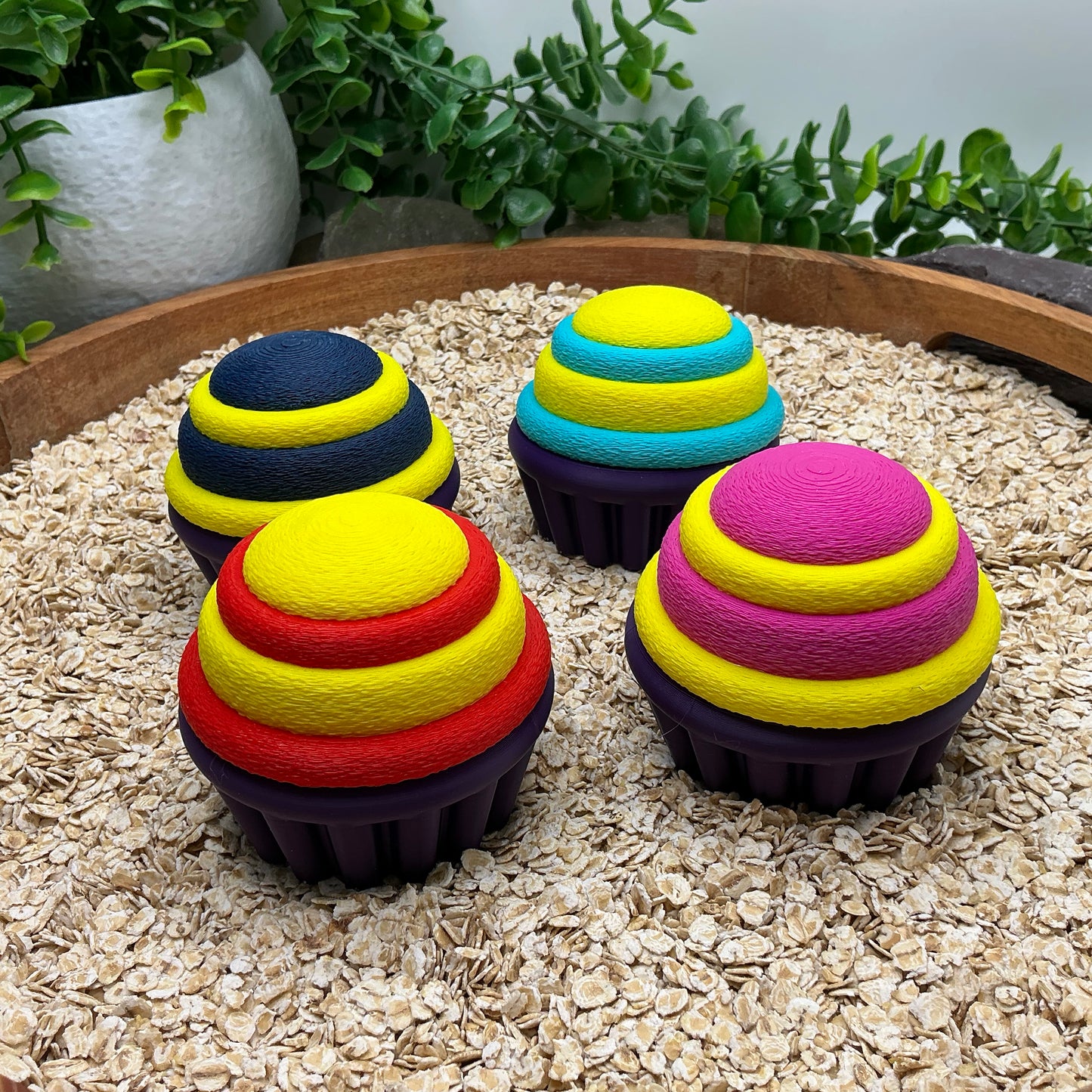 Cupcakes pretend food kitchen role play cup cakes 8 piece set
