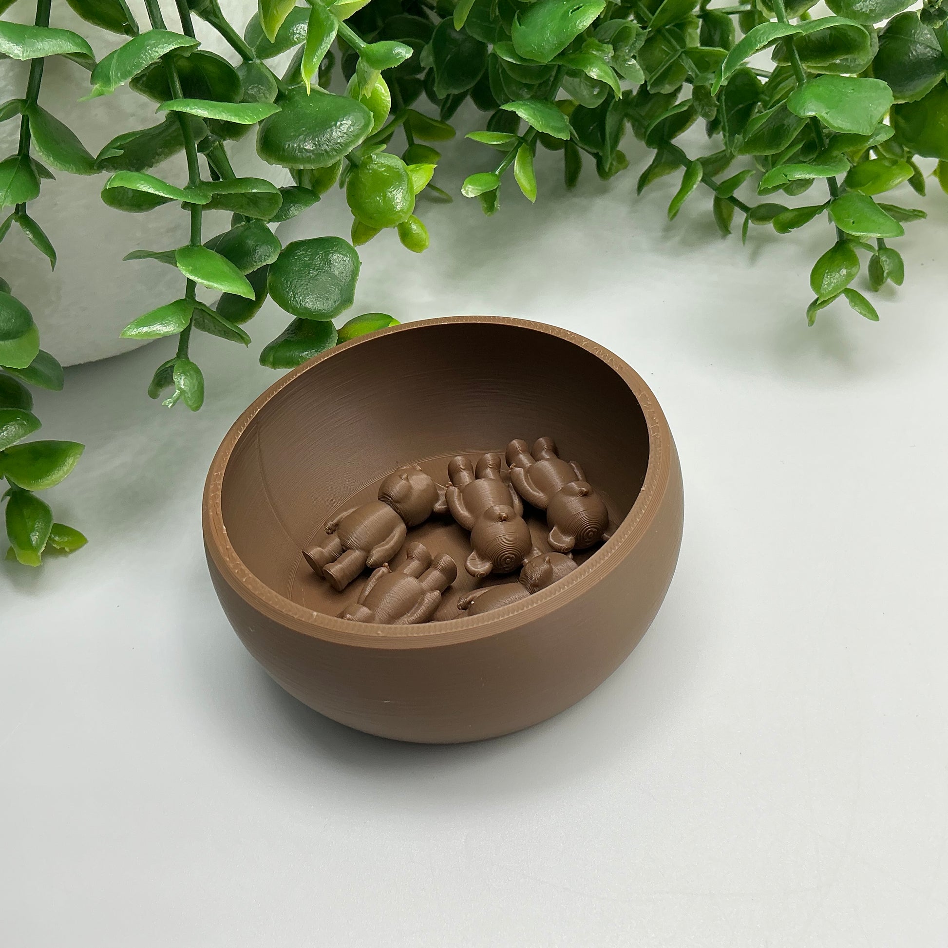 Counting Teddy Bear with Bowl - colour option
