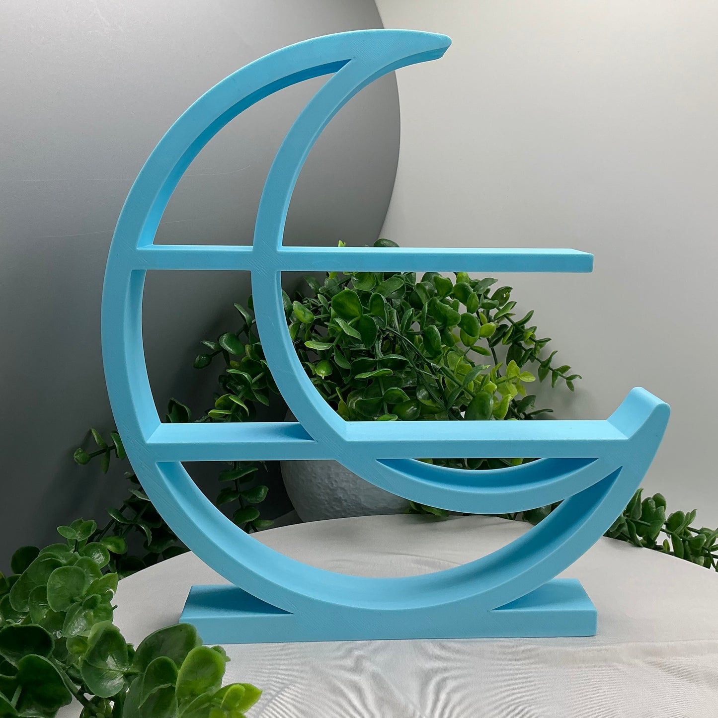 Set of two table top mini shelves Moon & Star bedroom decor