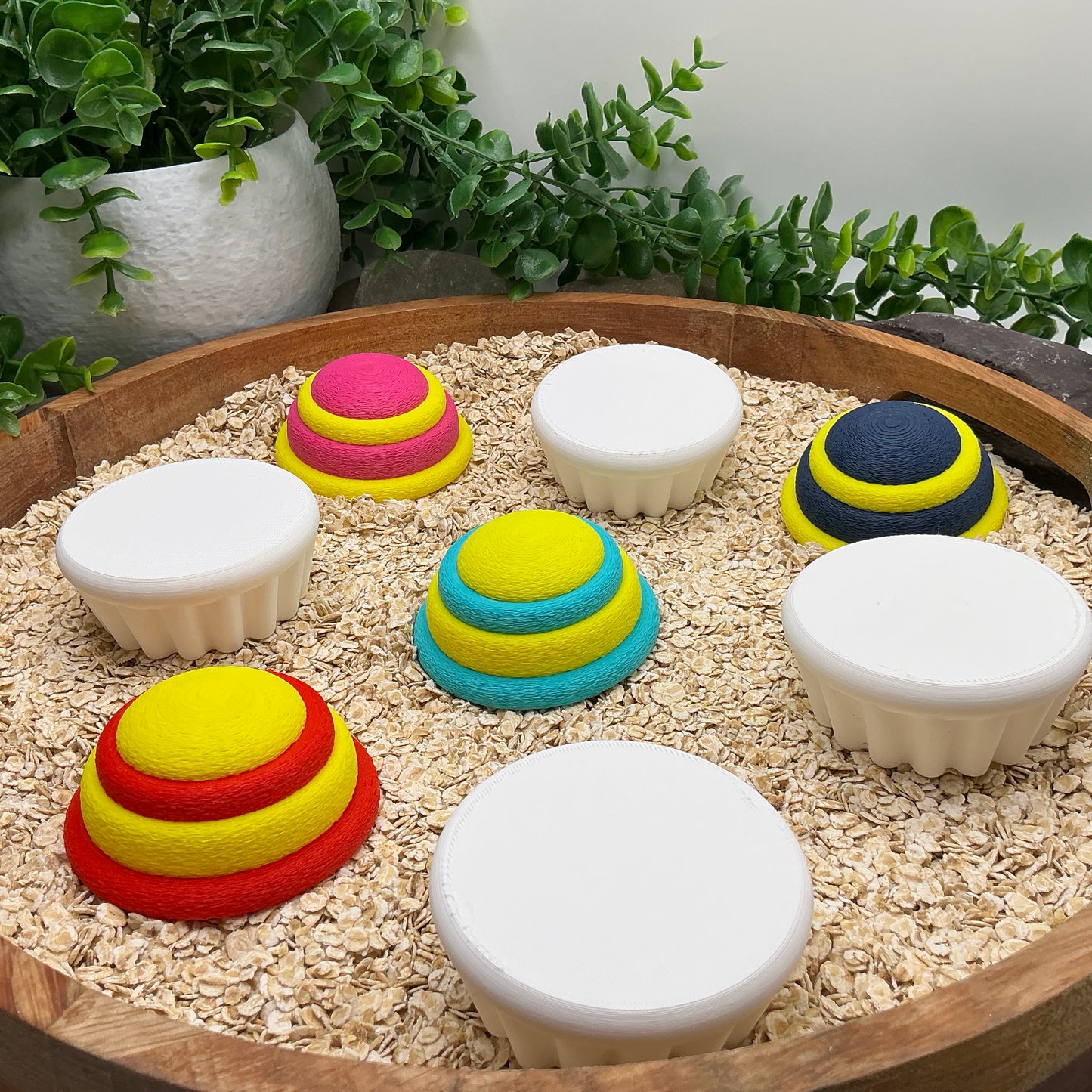 Cupcakes pretend food kitchen role play cup cakes 8 piece set