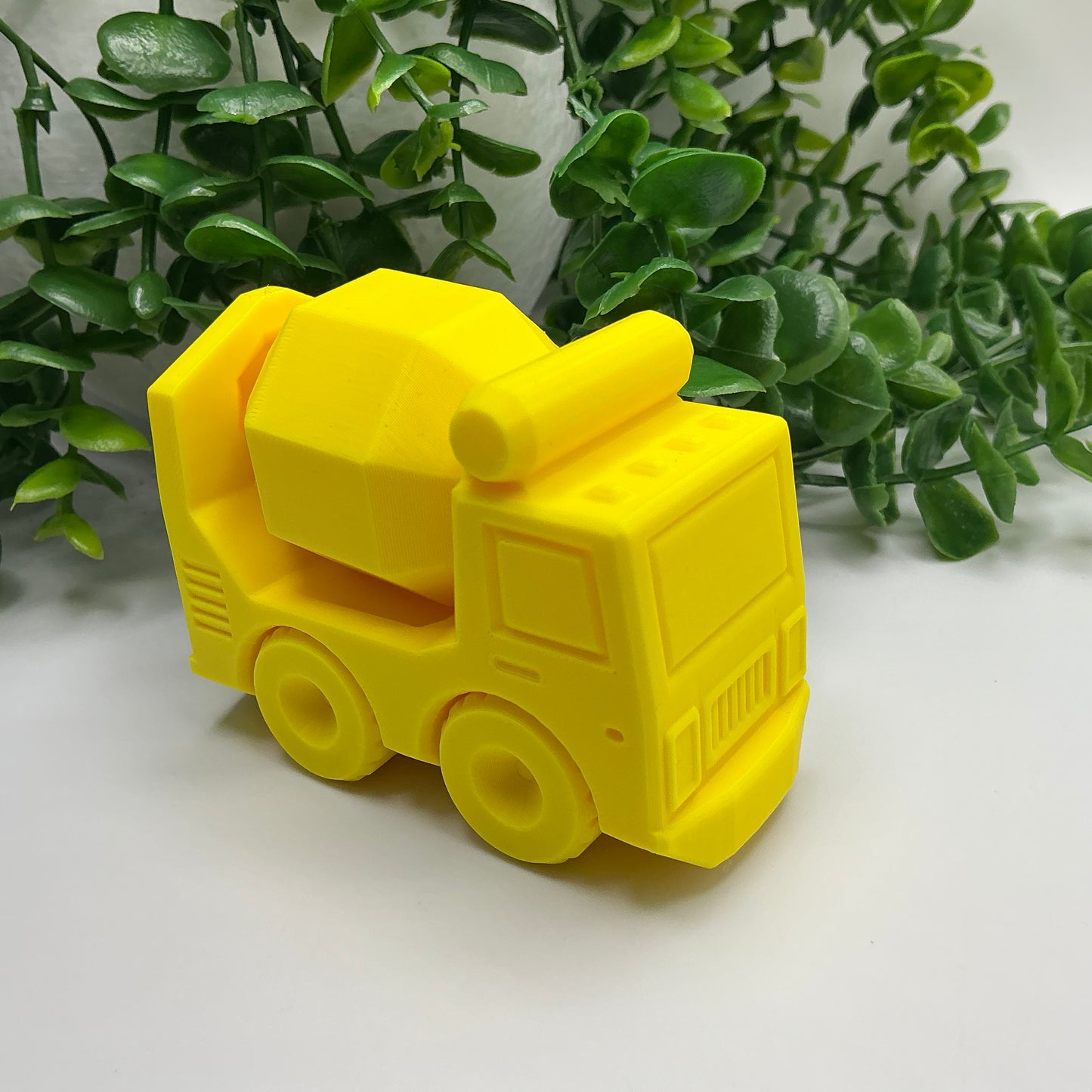 Concrete Mixer Vehicle Truck Construction Vehicle Durable Builder Toy - in use