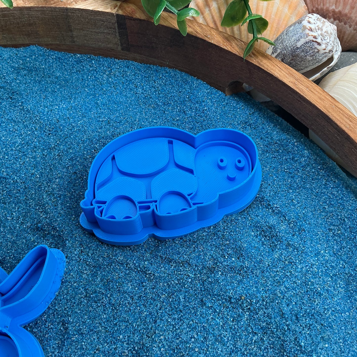 3D-printed sea turtle play dough cookie cutter set - 5 piece ocean theme - view 6 of 8