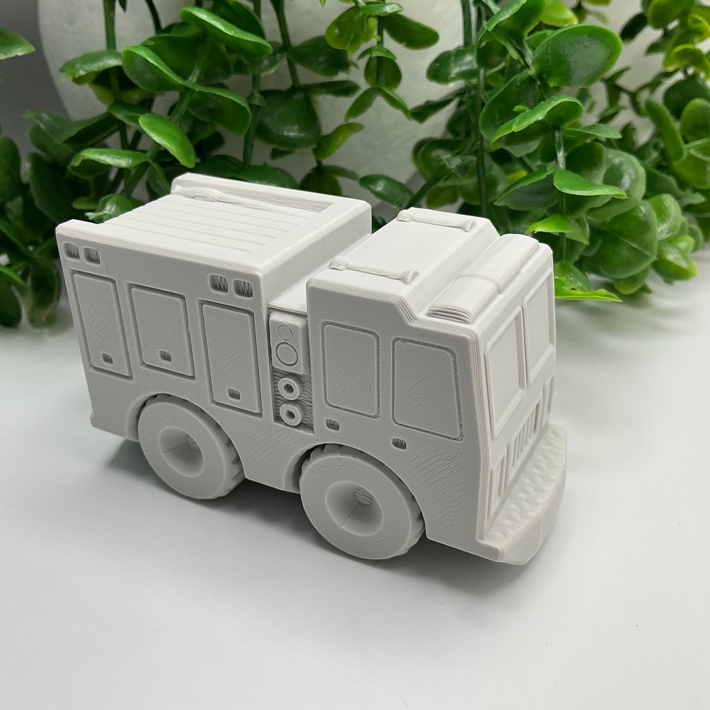 Fire Engine Truck Transport Vehicle Emergency Rescue Toy Durable Firefighter ... - packaging view