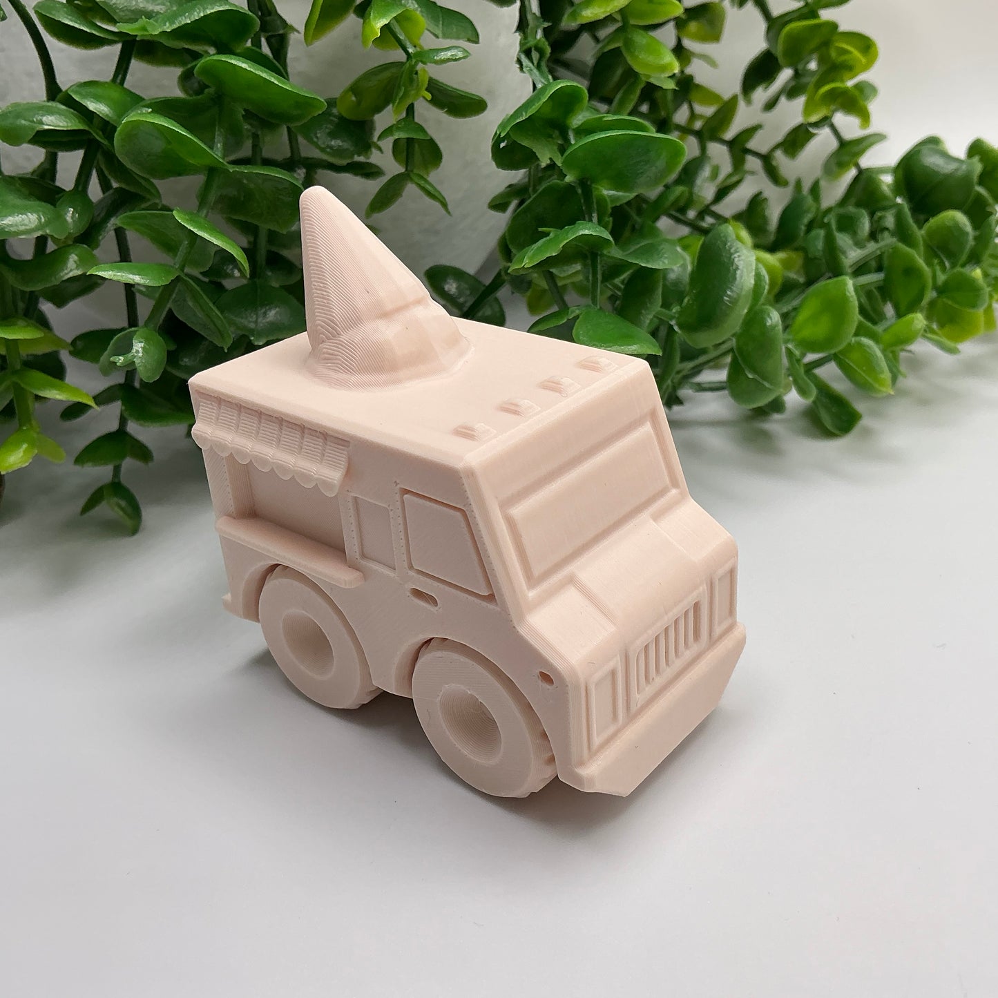 Ice Cream Van Truck Pretend Play Food Truck Classic Summer Vehicle Durable Su... - showing texture