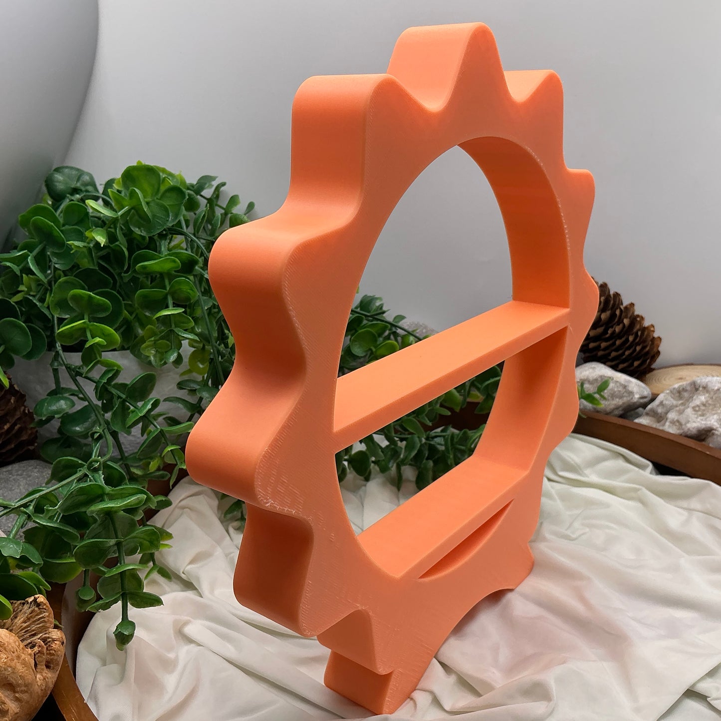 Set of two table top mini shelves star & Sun glow in the dark