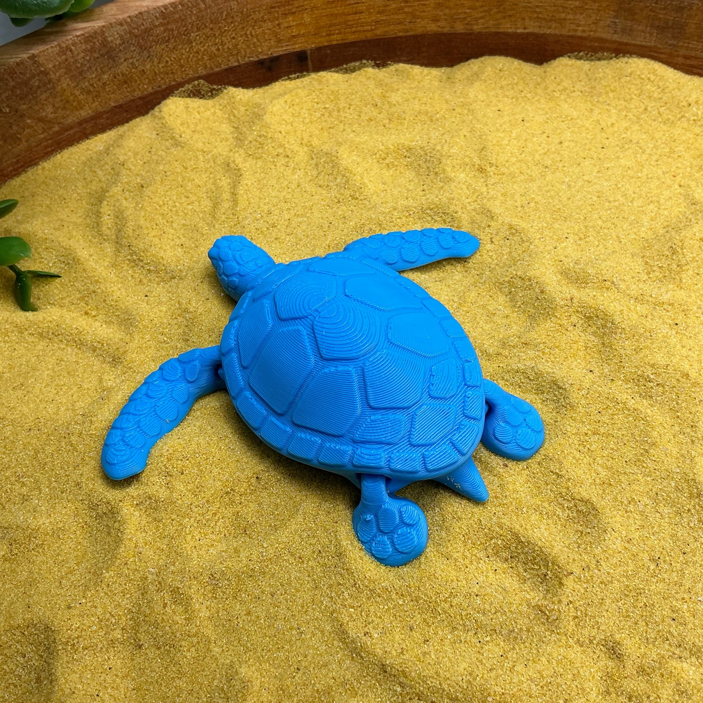 Articulated Sea Turtle Flexi Sensory Water,Sand & Bath Toy - side view