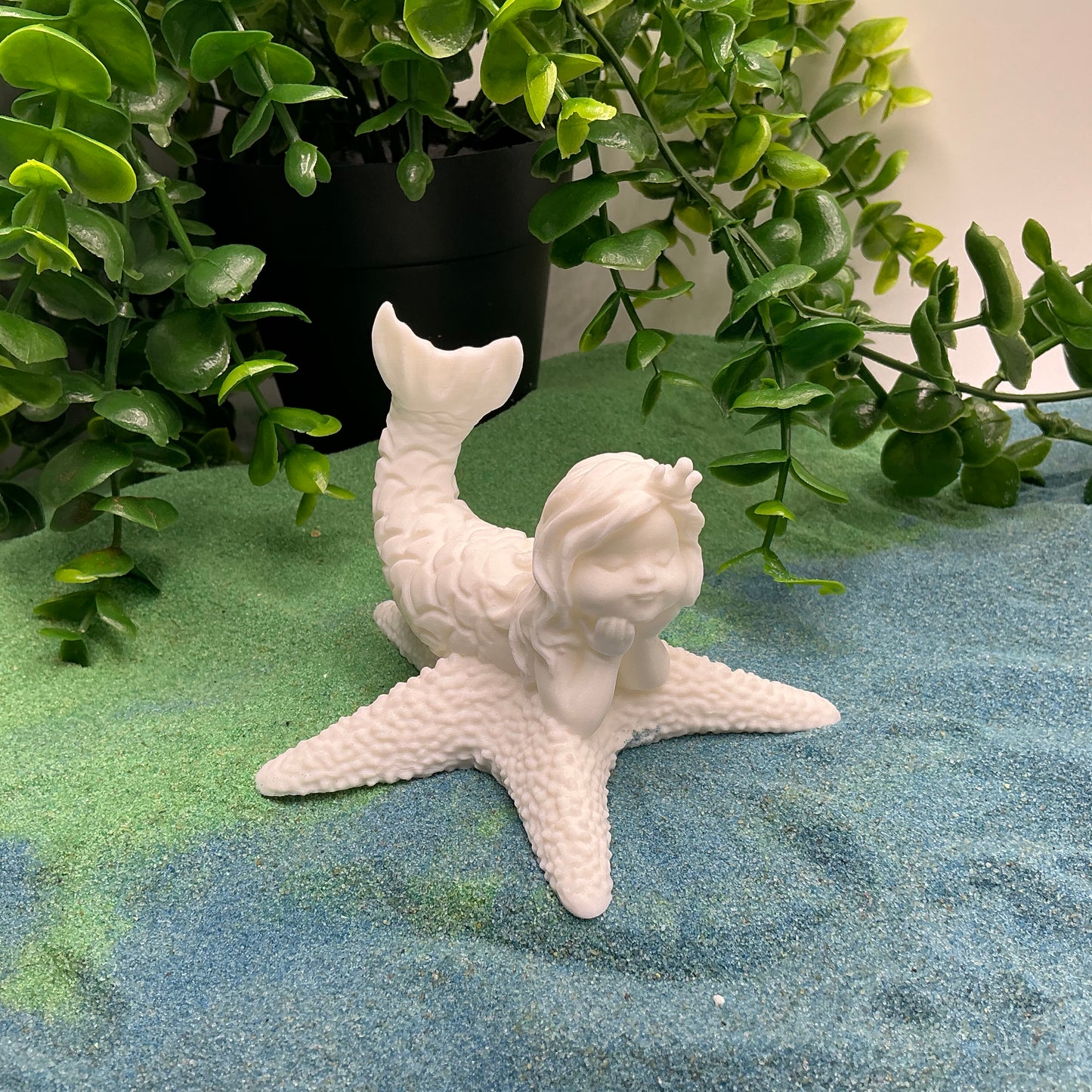 3D Printed Mermaid Princess on Starfish Textured Sensory Toy - View 9