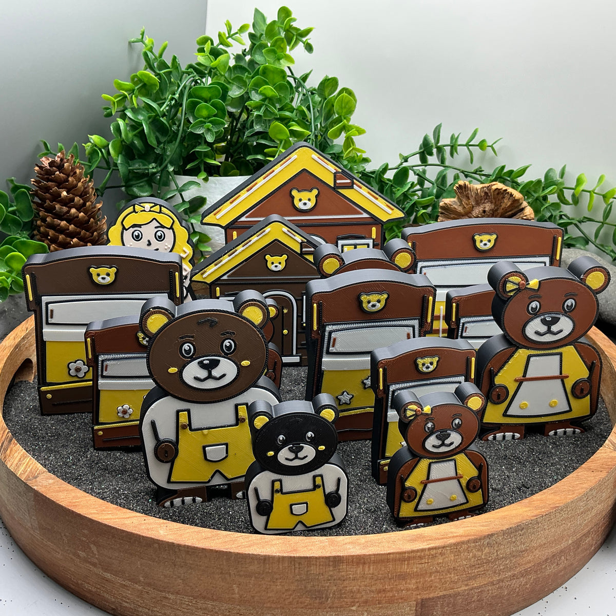 Large and Small Goldilocks sets shown together for a size comparison