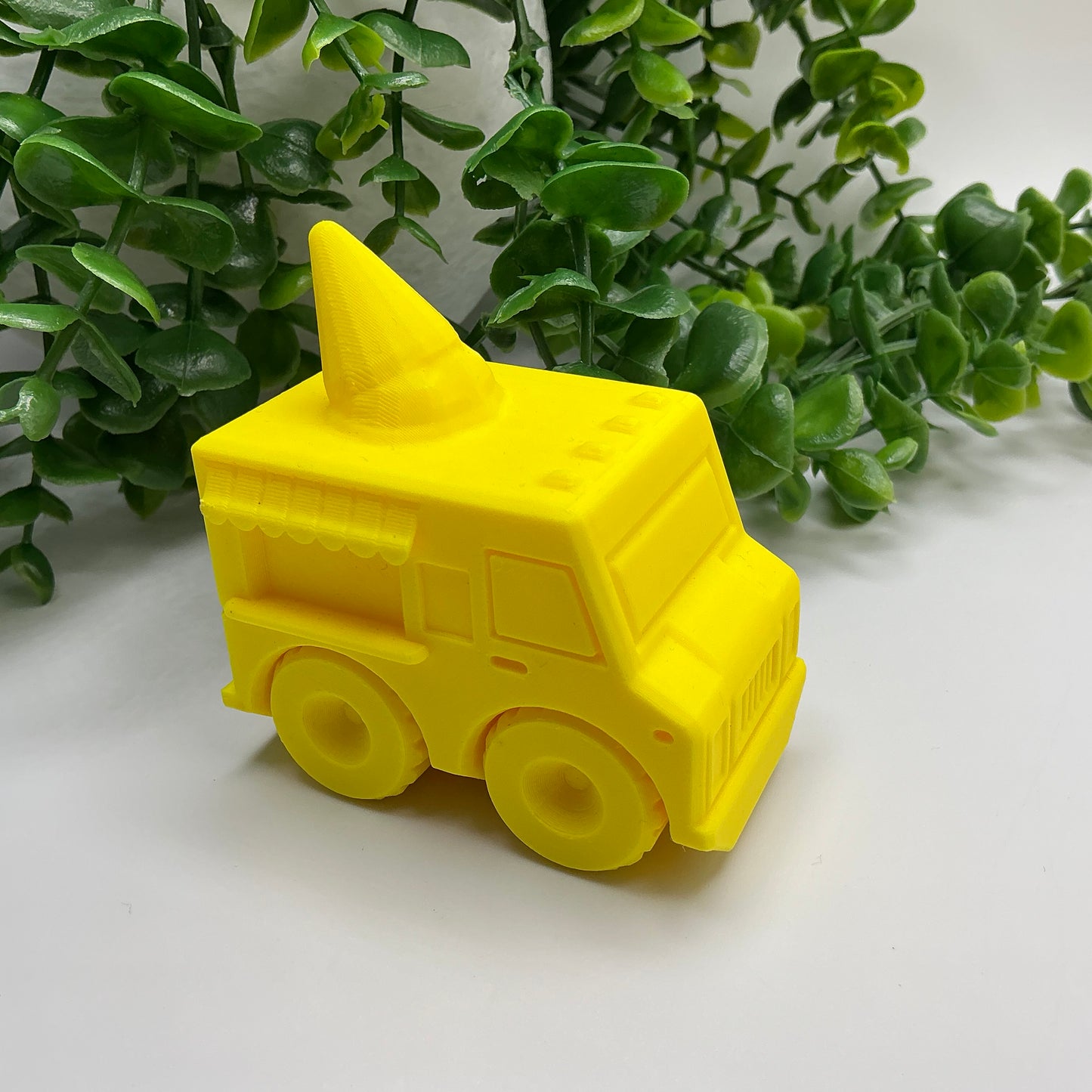 Ice Cream Van Truck Pretend Play Food Truck Classic Summer Vehicle Durable Su... - in use