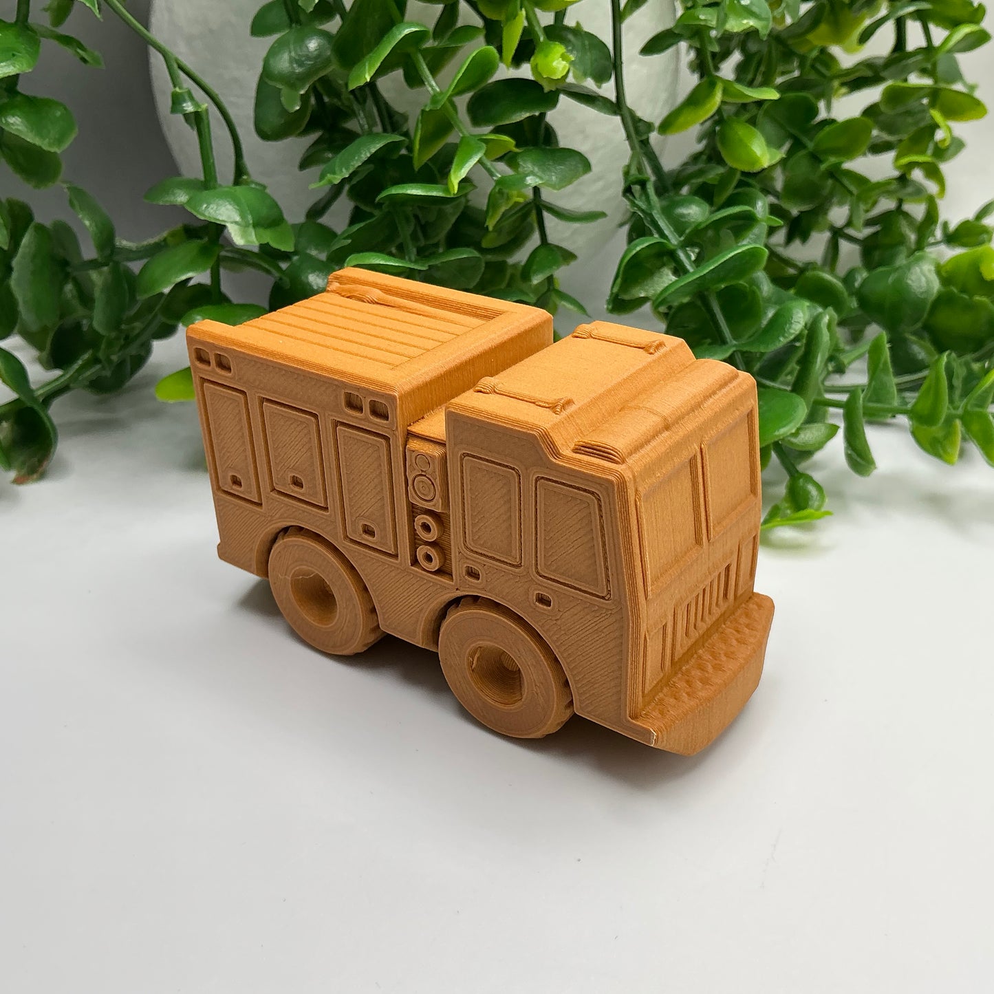 Wood Effect Transport Vehicles Cars & Trucks - close-up detail