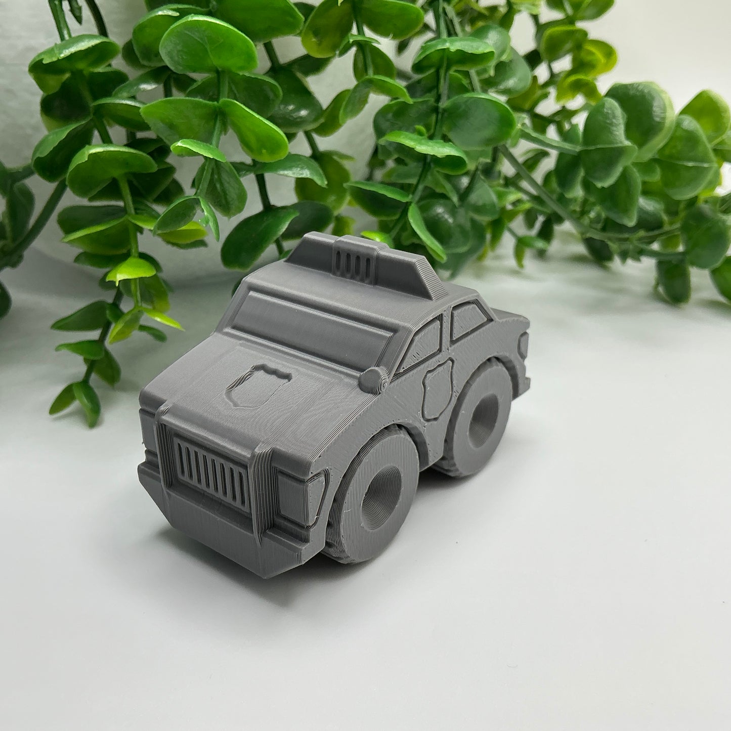 Police Car Patrol Vehicle Emergency Squad Car Durable City Rescue Vehicle - different angle