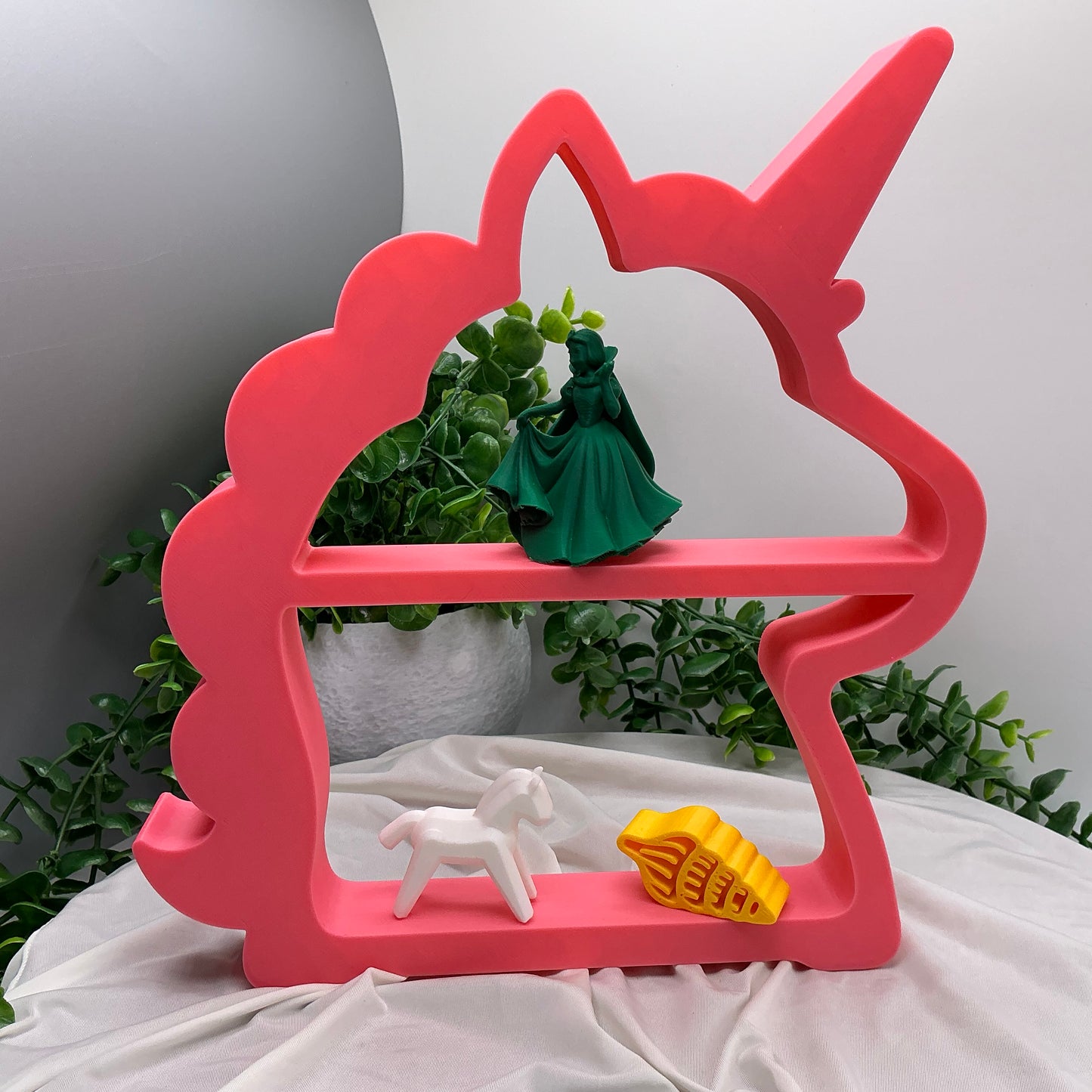 Set of two table top mini shelves Star & Unicorn bedroom decoration