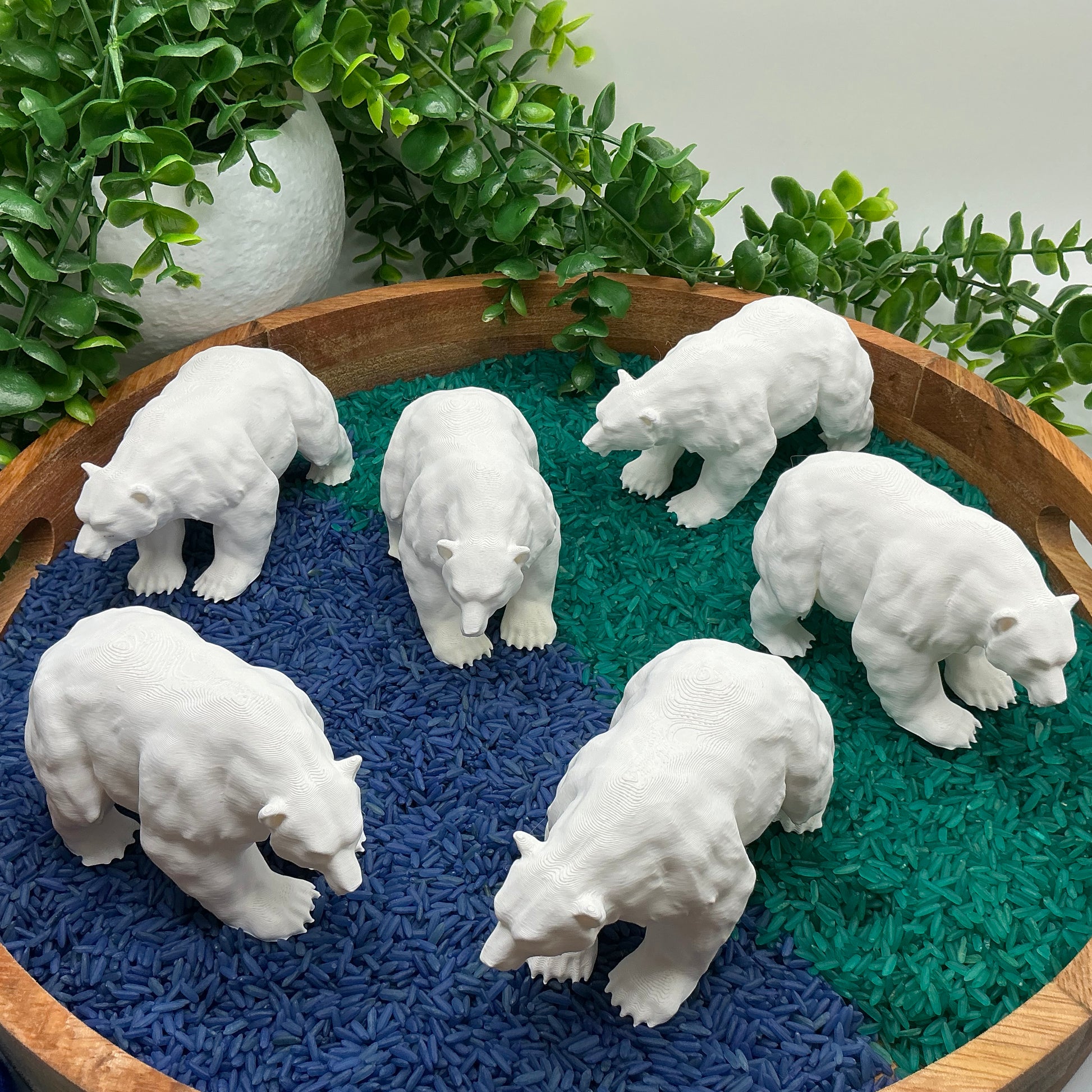 Arctic Polar Bear and Large Igloo - alternative view