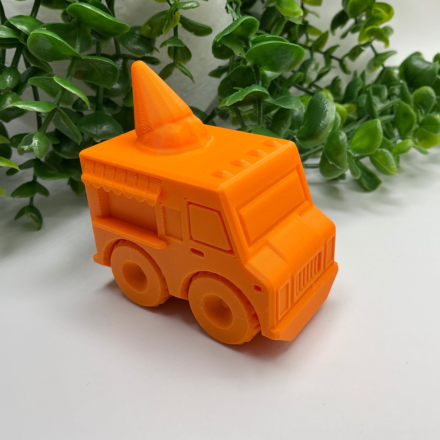 Ice Cream Van Truck Pretend Play Food Truck Classic Summer Vehicle Durable Su... - lifestyle shot