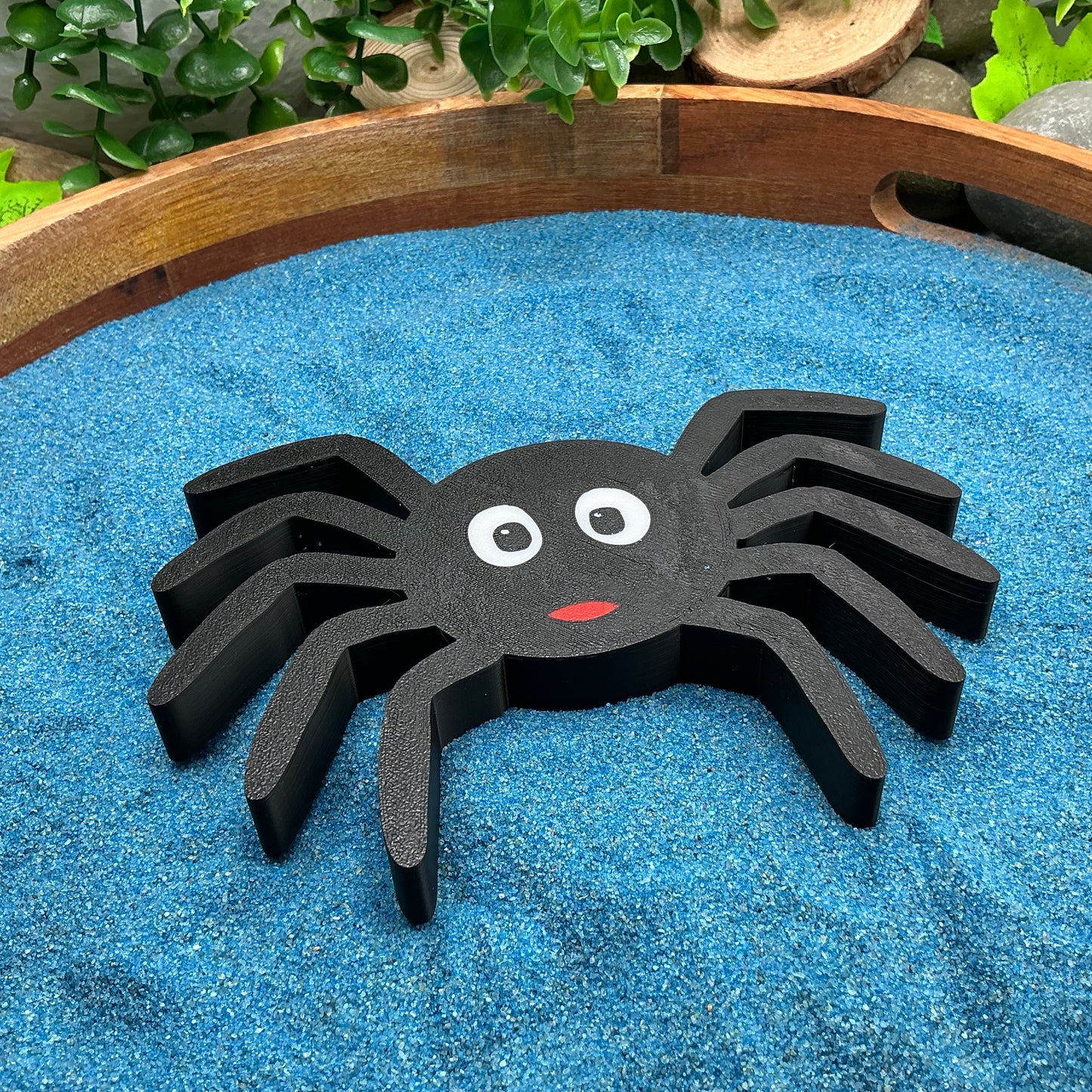 3D-printed spider sensory filling tray for Incy Wincy nursery rhyme and minibeasts play - view 5 of 8