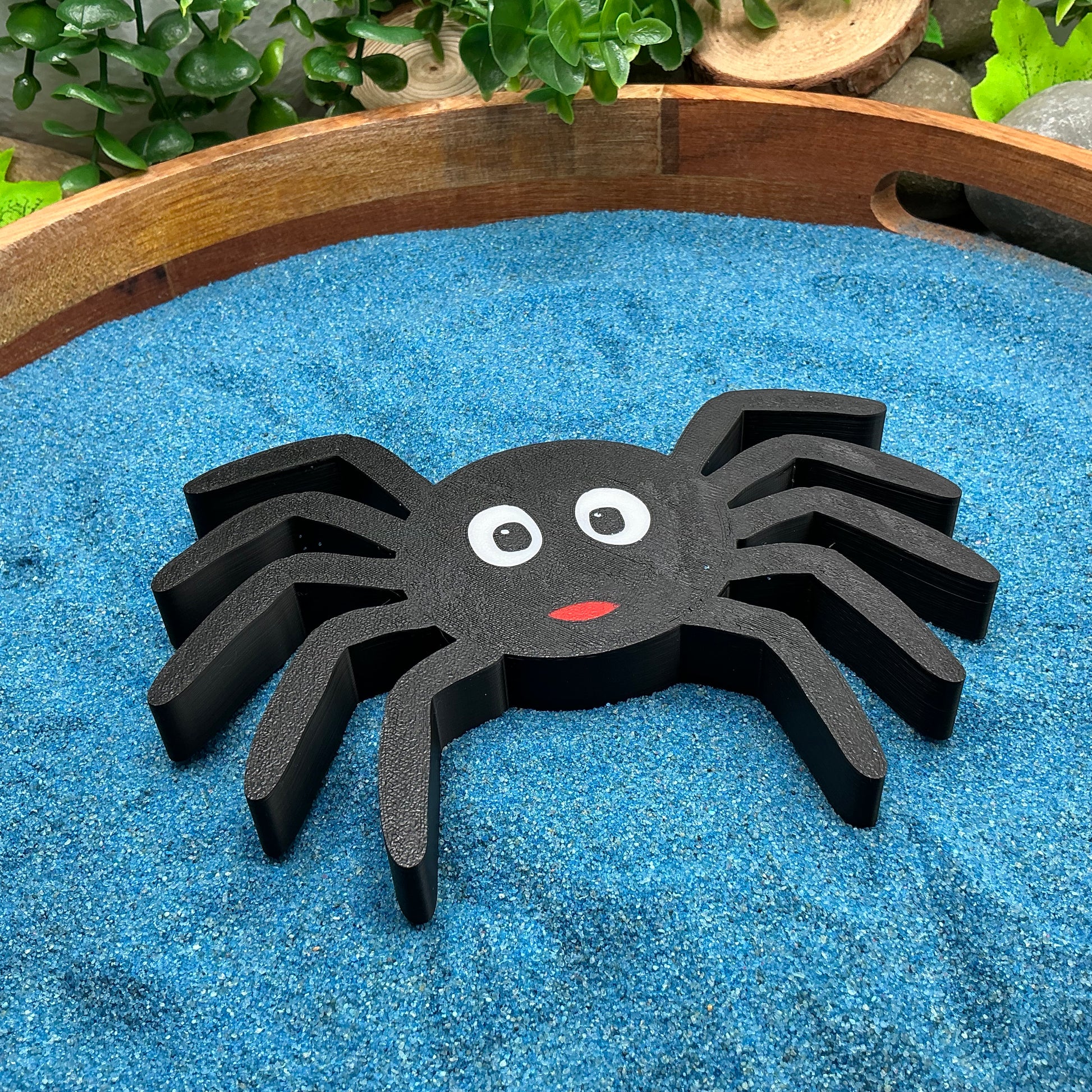 3D-printed spider sensory filling tray for Incy Wincy nursery rhyme and minibeasts play - view 5 of 8