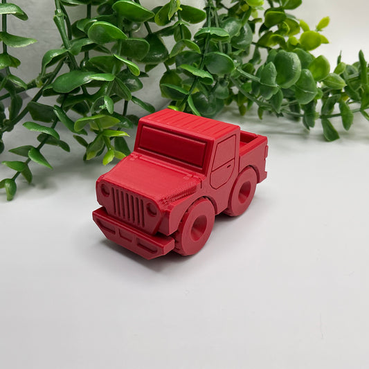 Hardtop Gladiator Jeep Durable Transport Vehicle Adventure Car - 3D printed eco-friendly toy by Sarah's 3D Prints