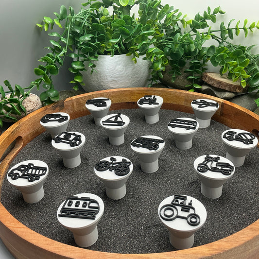 Transport theme play dough stamps 14 piece set