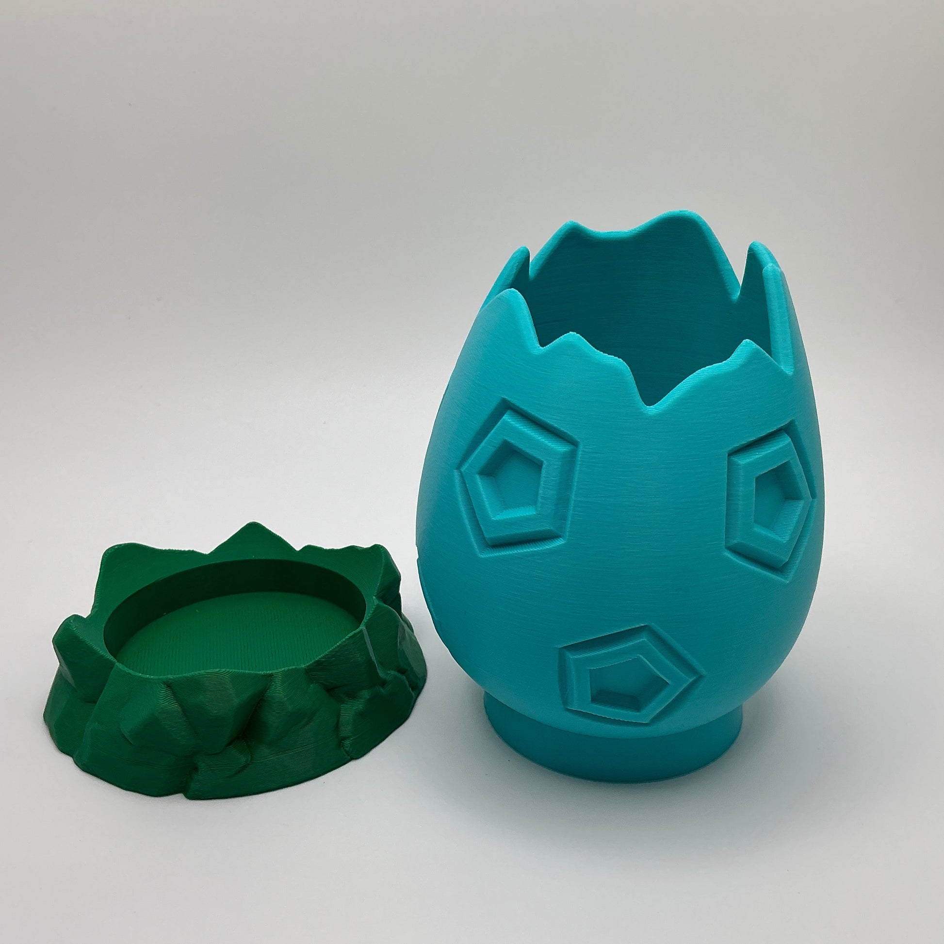 Dinosaur Egg Pencil Holder Cracked Dino Egg Pen Pot Kids Desk Organizer Paint... - close-up detail