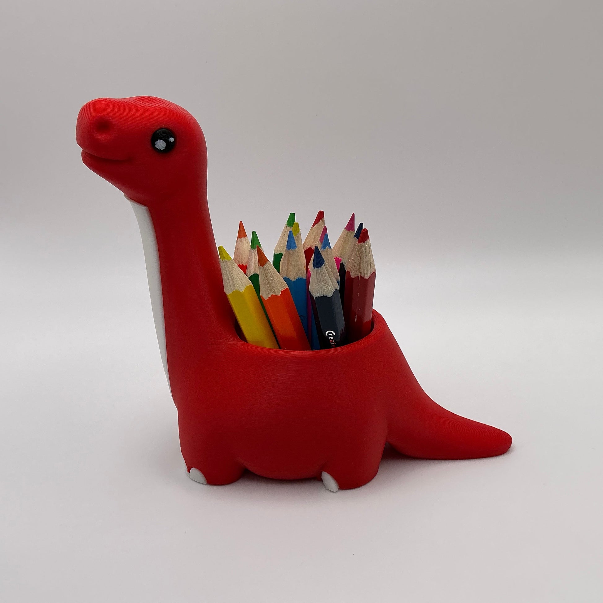 Dinosaur Pencil Holder for Kids T-Rex Desk Organizer Cute Dino Room Décor Bac... - different angle