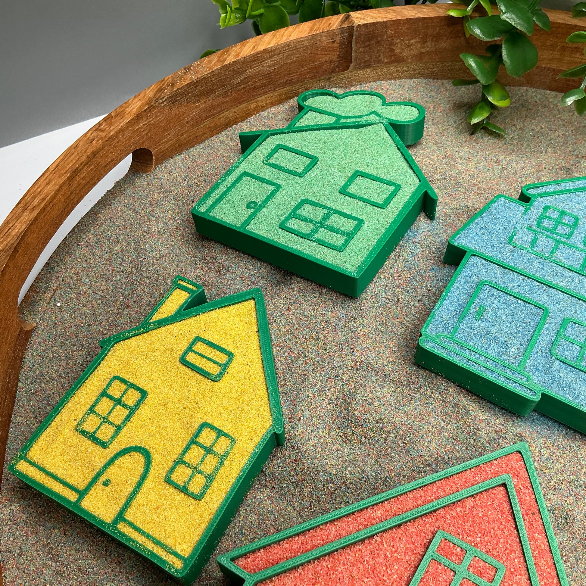 House Sensory Filling Trays 5 Piece Set - alternative view