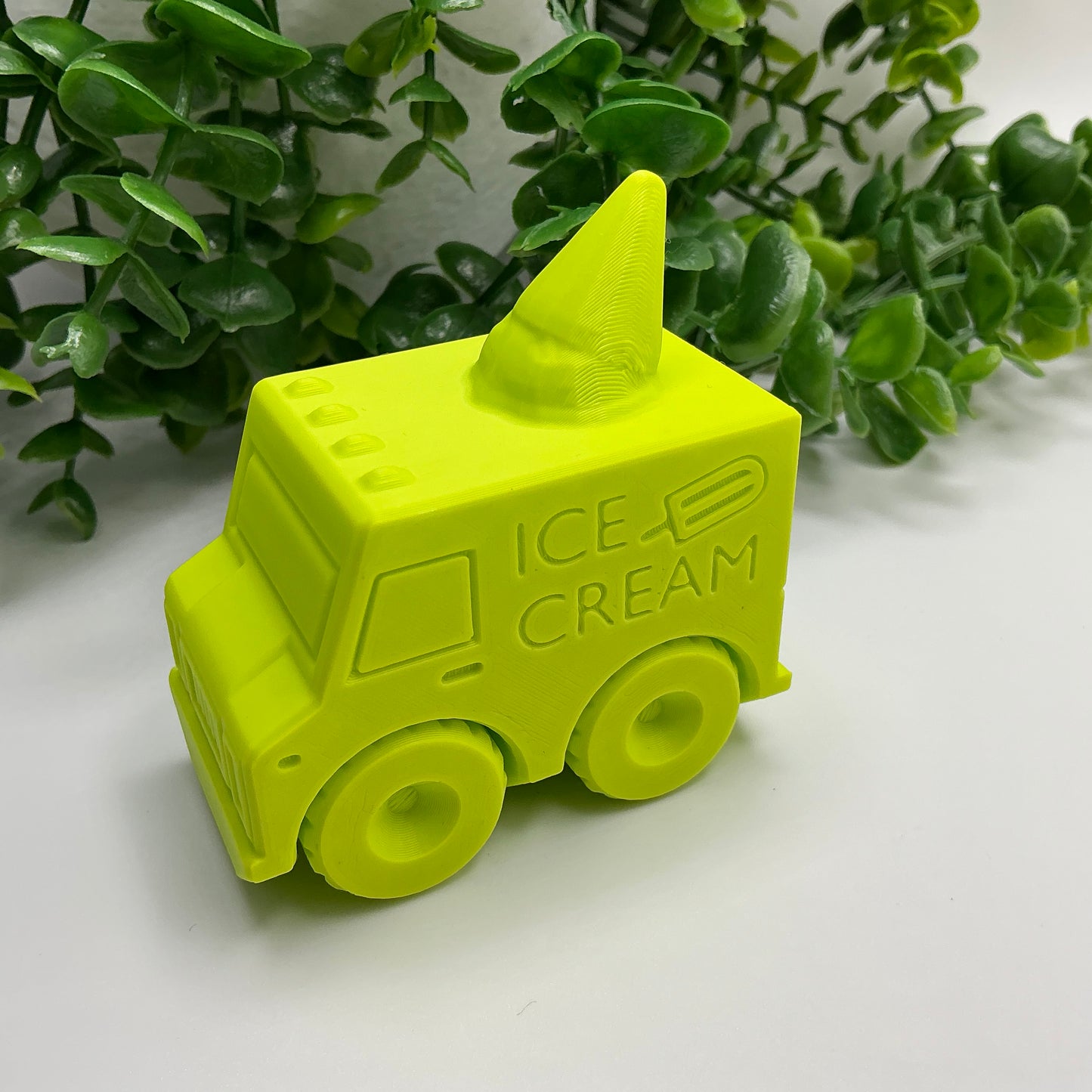 Ice Cream Van Truck Pretend Play Food Truck Classic Summer Vehicle Durable Su... - different angle