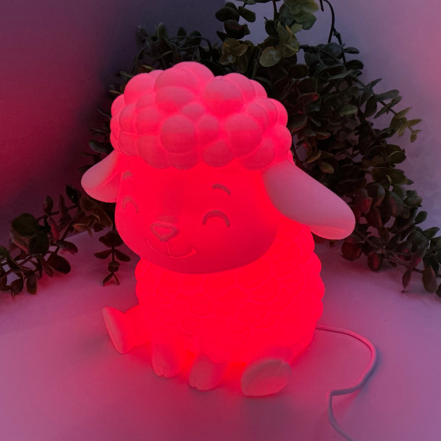 3D Printed Sheep Night Light Cute Lamb Nursery Lamp for Children's Bedroom Whims - View 9