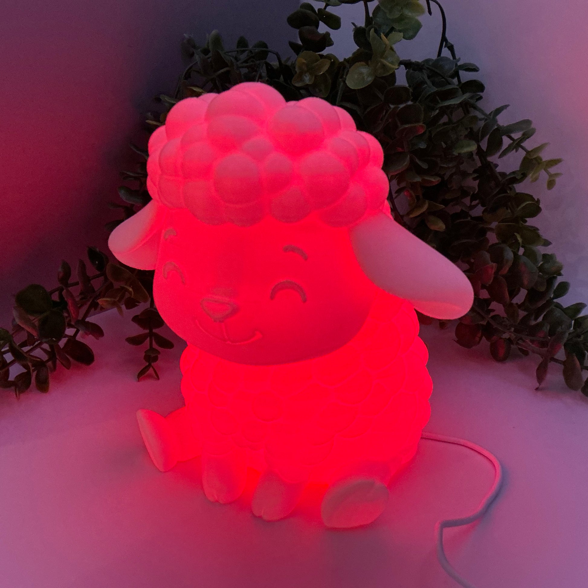 3D Printed Sheep Night Light Cute Lamb Nursery Lamp for Children's Bedroom Whims - View 9
