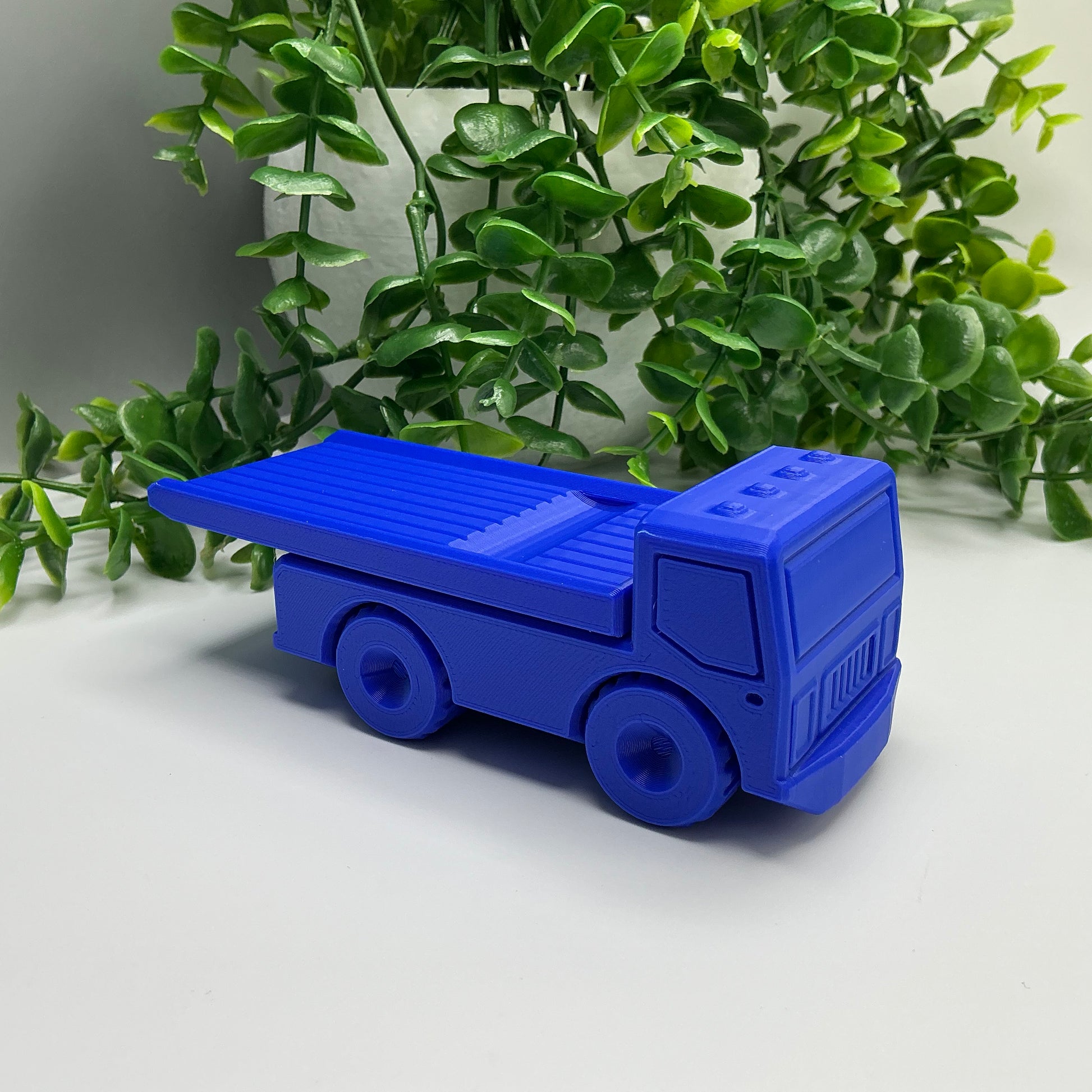 Construction Vehicles Set Dump Truck, Concrete Mixer, Tow Truck, Snow Plough,... - side view