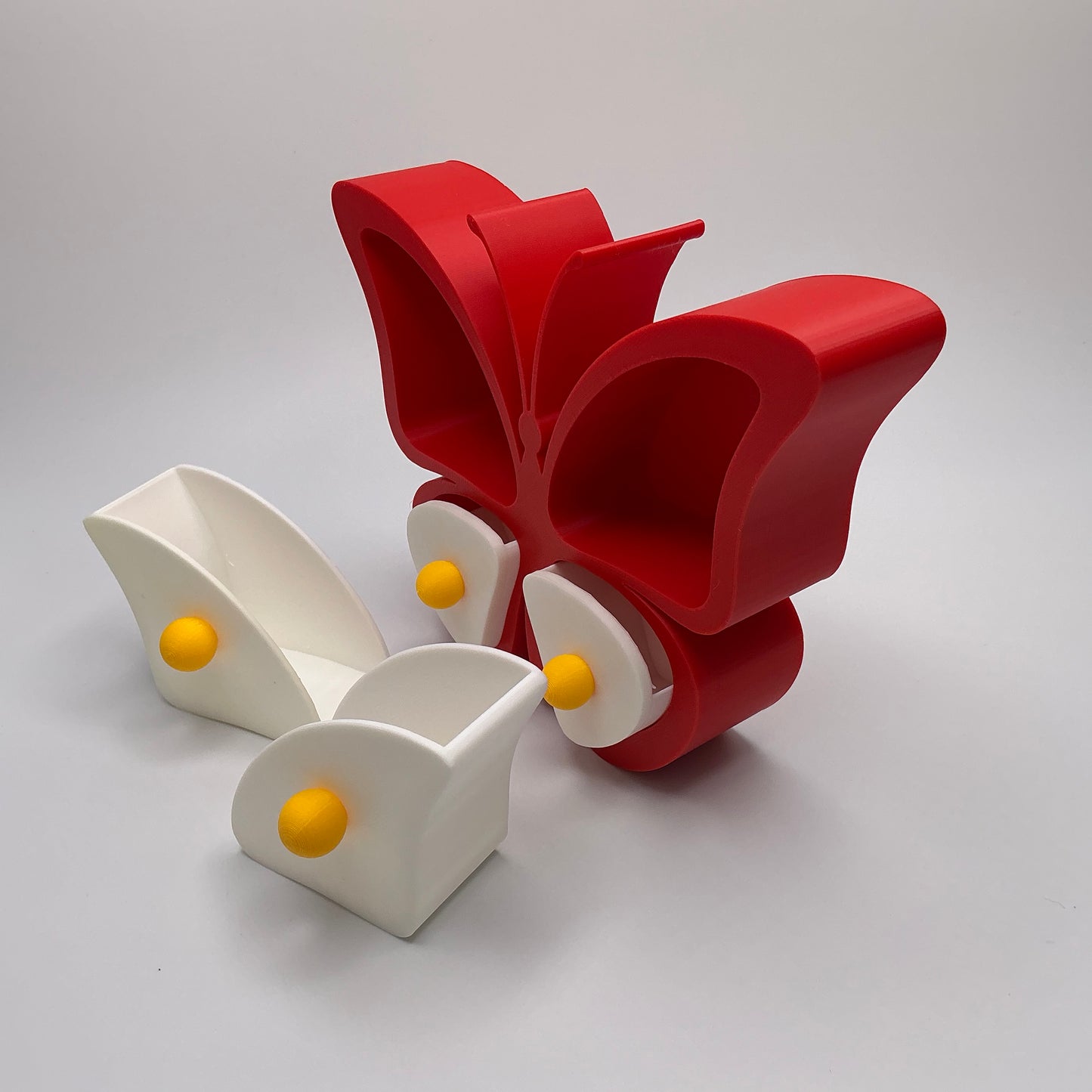 Butterfly Jewellery Box 3D Printed Keepsake Organizer Cute Earring & Ring Storag - View 6