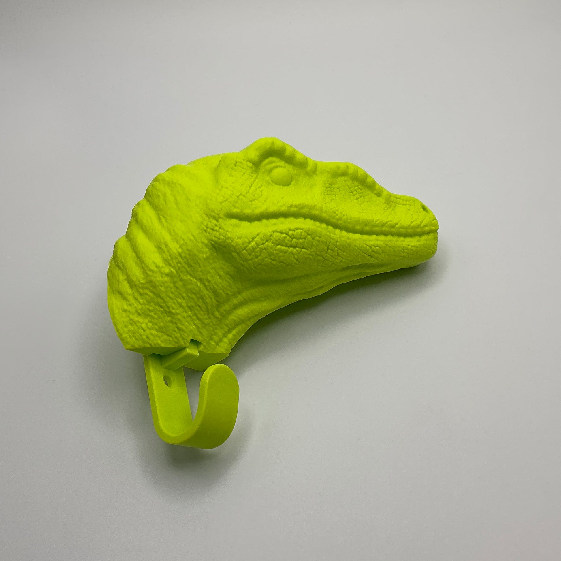 VelociraptorWall Hook 3D Printed Dinosaur Head Hanger for Kids Boys Room D�cor J - Main Product Image