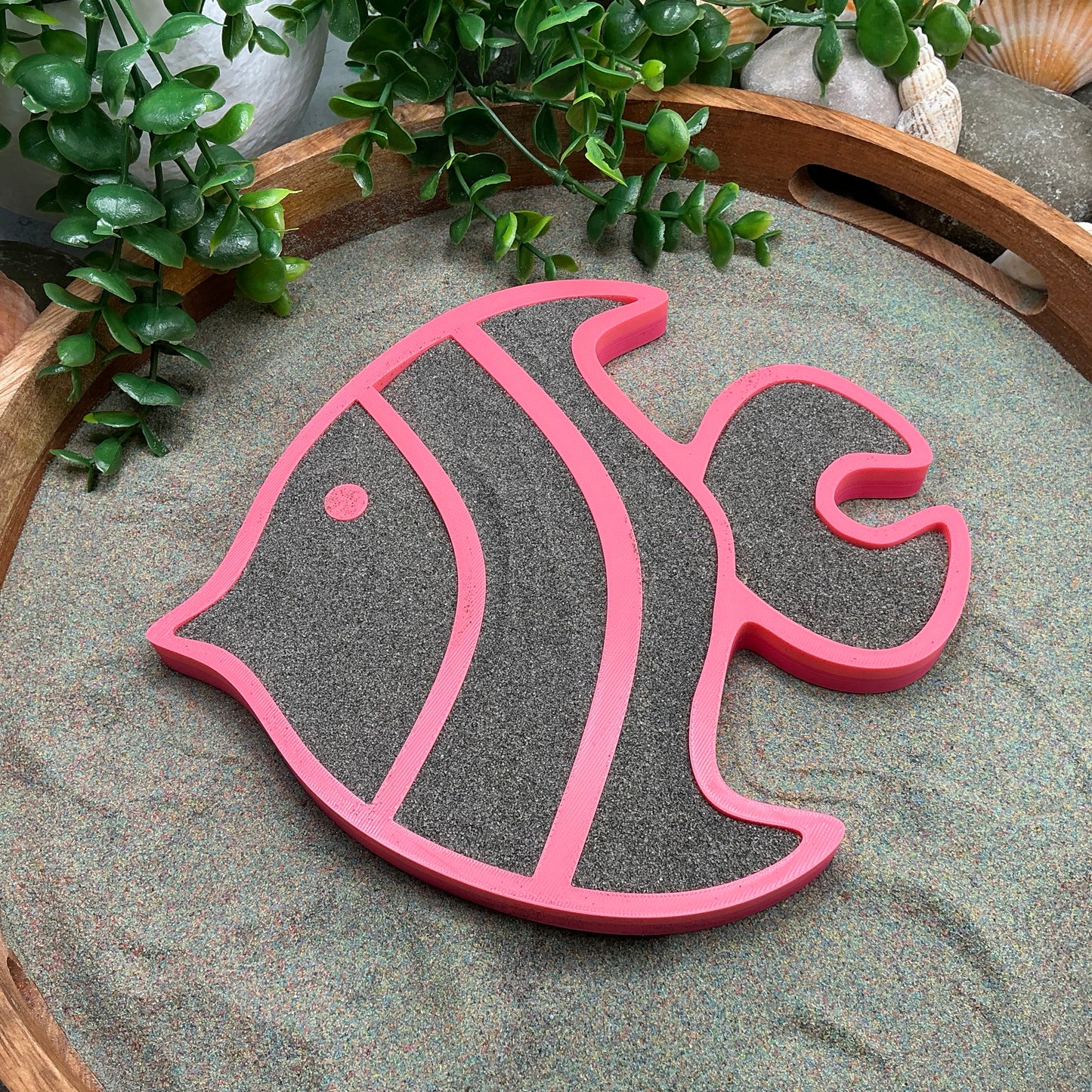 Large Fish Sensory Filling Tray - Eco-Friendly 3D Printed for Sand, Rice & Oats