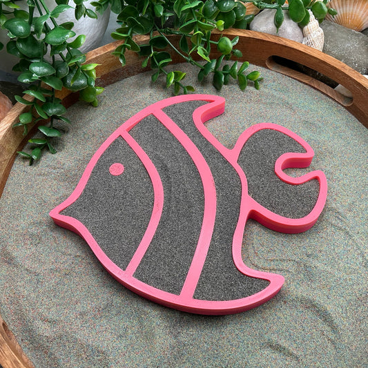 Large Fish Sensory Filling Tray - Eco-Friendly 3D Printed for Sand, Rice & Oats