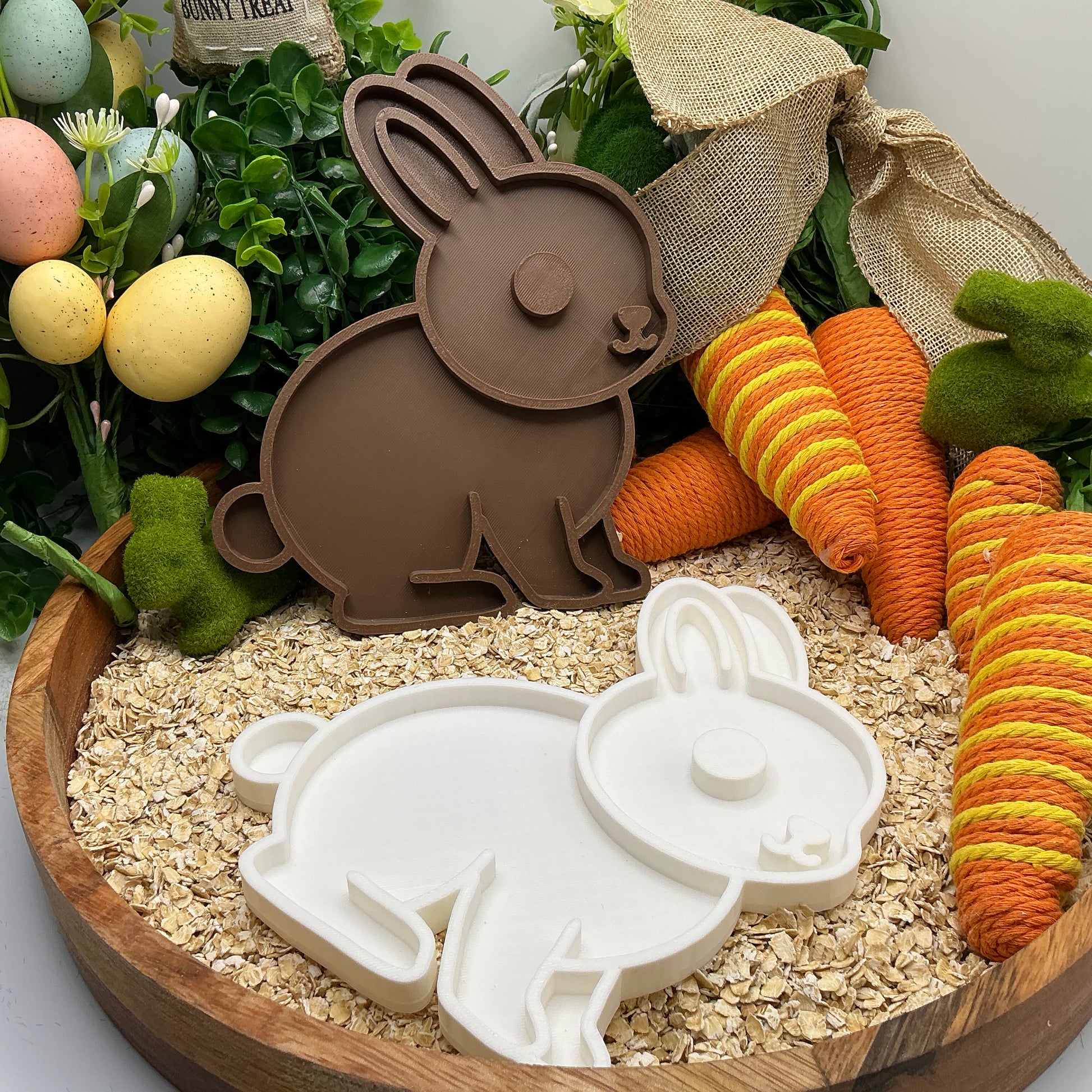 Easter Two Piece Filling Tray Set Sand Sensory Filling Trays Oats, Sand, Rice Tu - Main Product Image