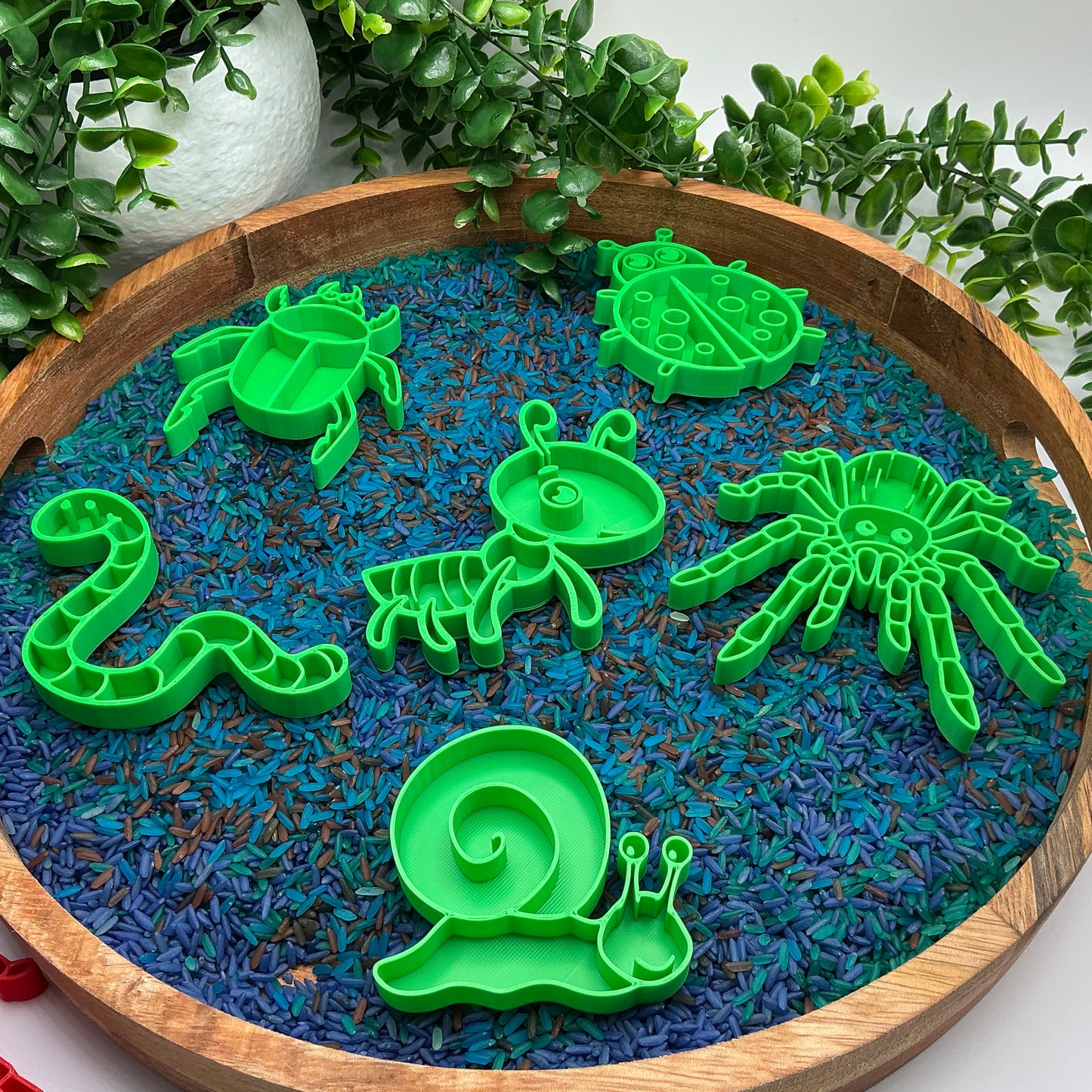 Spring Garden Insect Sensory Trays 6 Piece Set - alternative view