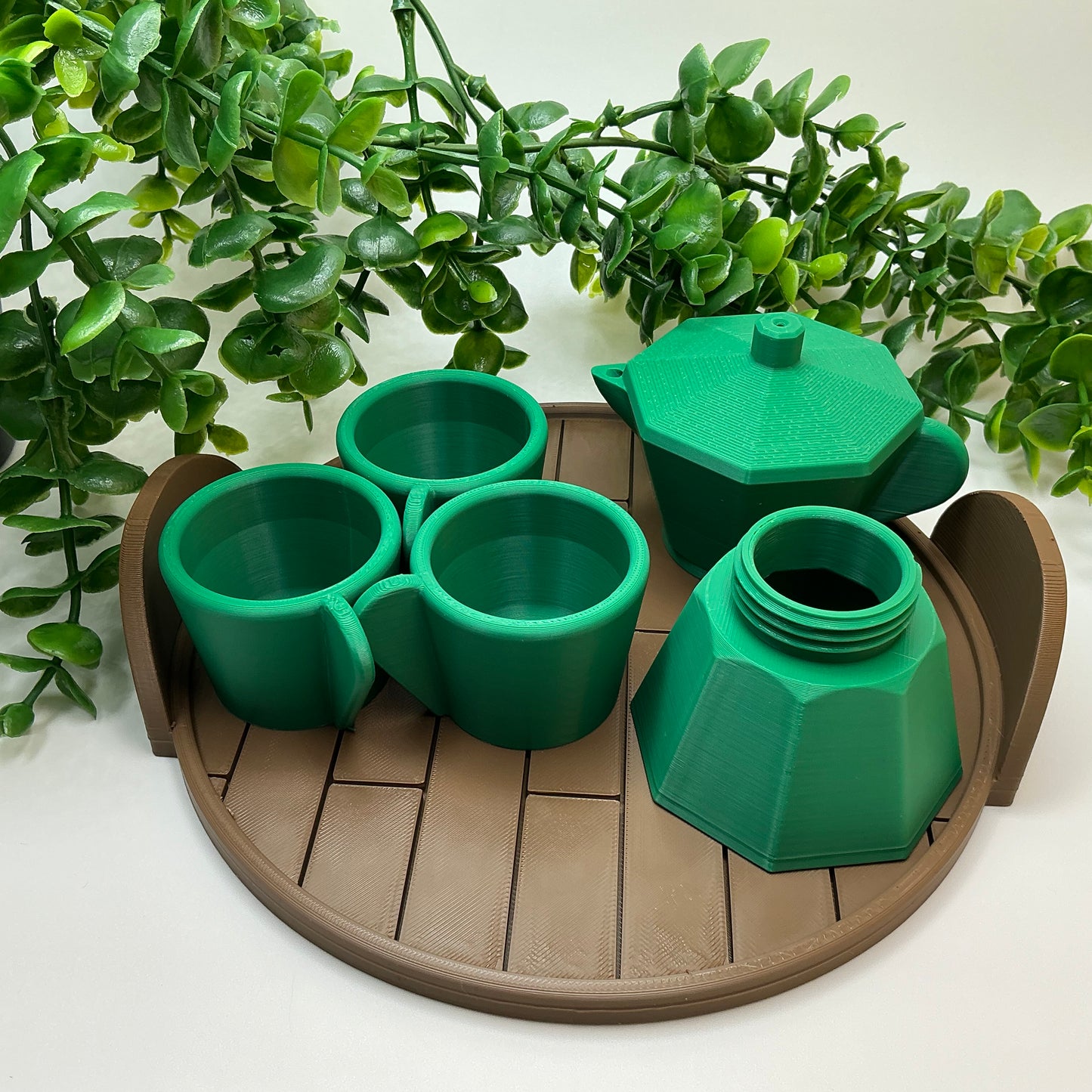 3D Printed Children's 5 Piece Coffee Maker Set Indoor & Outdoor Eco-Friendly toy - View 9