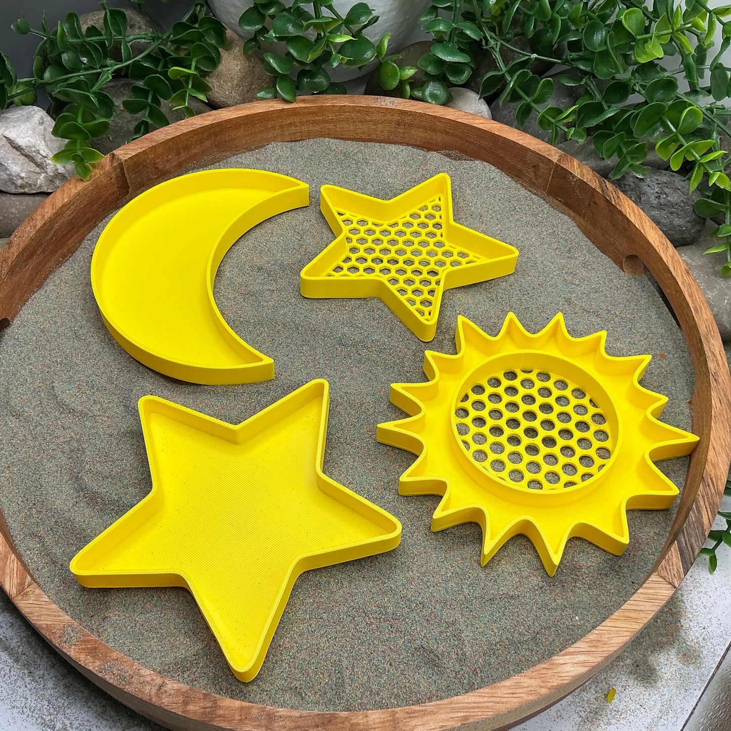 Sun, Moon & Stars Sensory Filling Tray & Sieve - 4 Piece Set