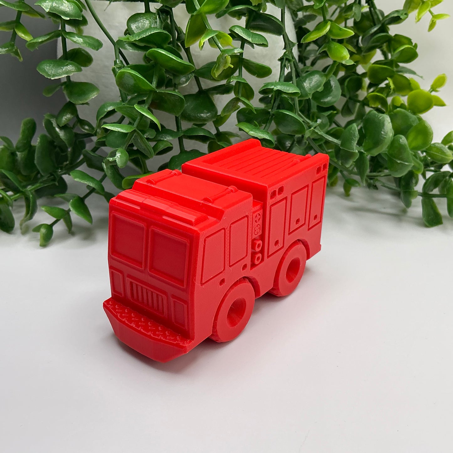 City Vehicles Set - Fire Truck, Police, Bus & Ambulance, Eco-Friendly - colour option