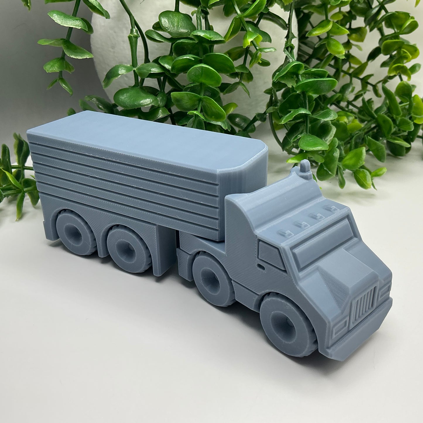 American Semi Truck Toy - in use
