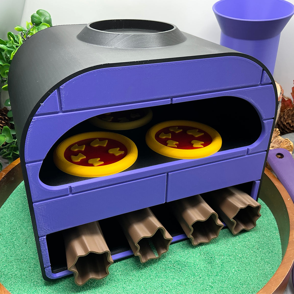 Large Pizza Oven Stove Set Kitchen Food Role Play Set Eco-Friendly 3D Printed