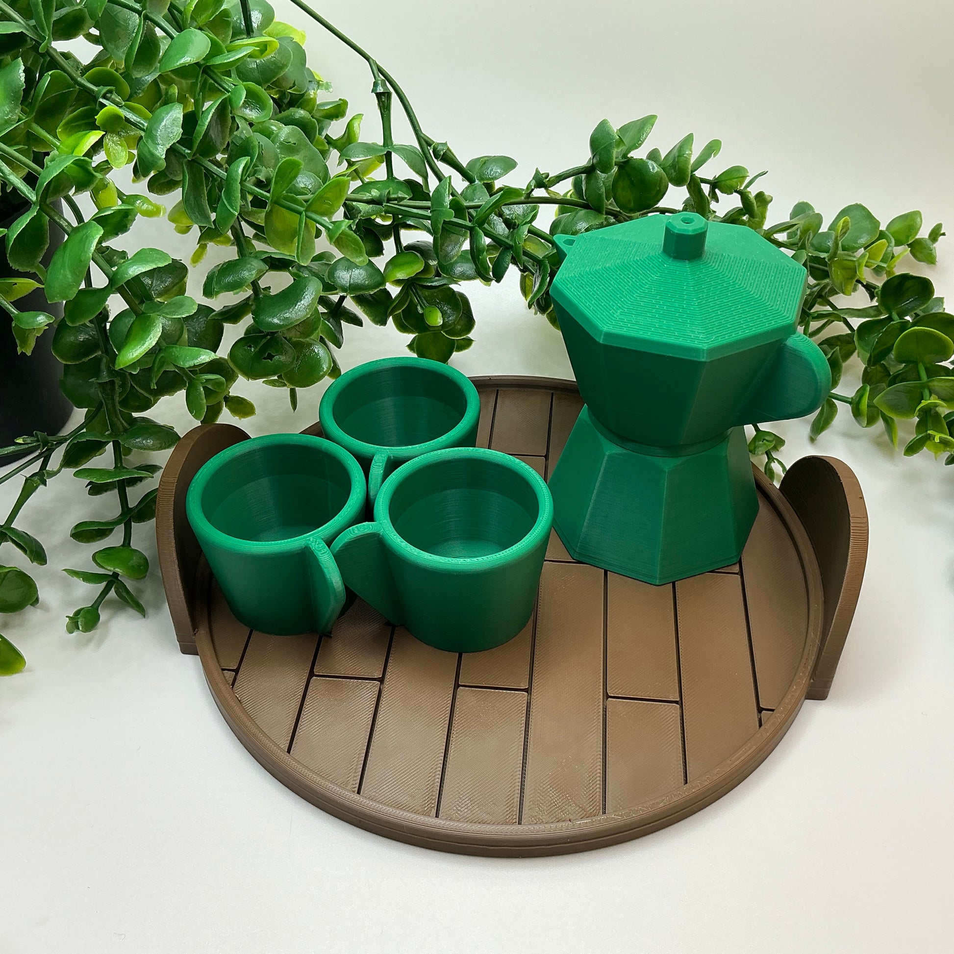 3D Printed Children's 5 Piece Coffee Maker Set Indoor & Outdoor Eco-Friendly toy - View 5